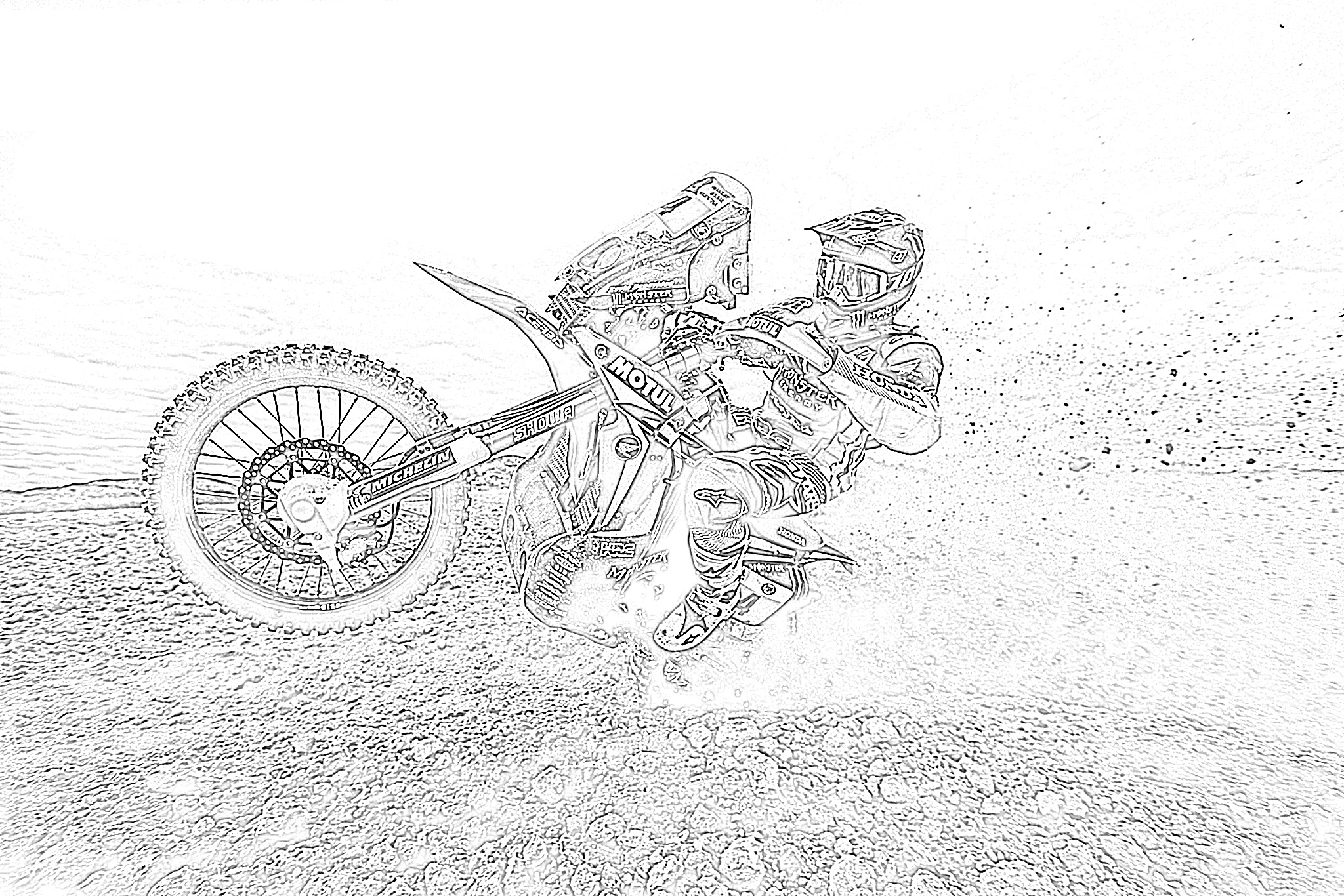 10 Free Dirt Bike Coloring Pages For Kids Save Print Enjoy