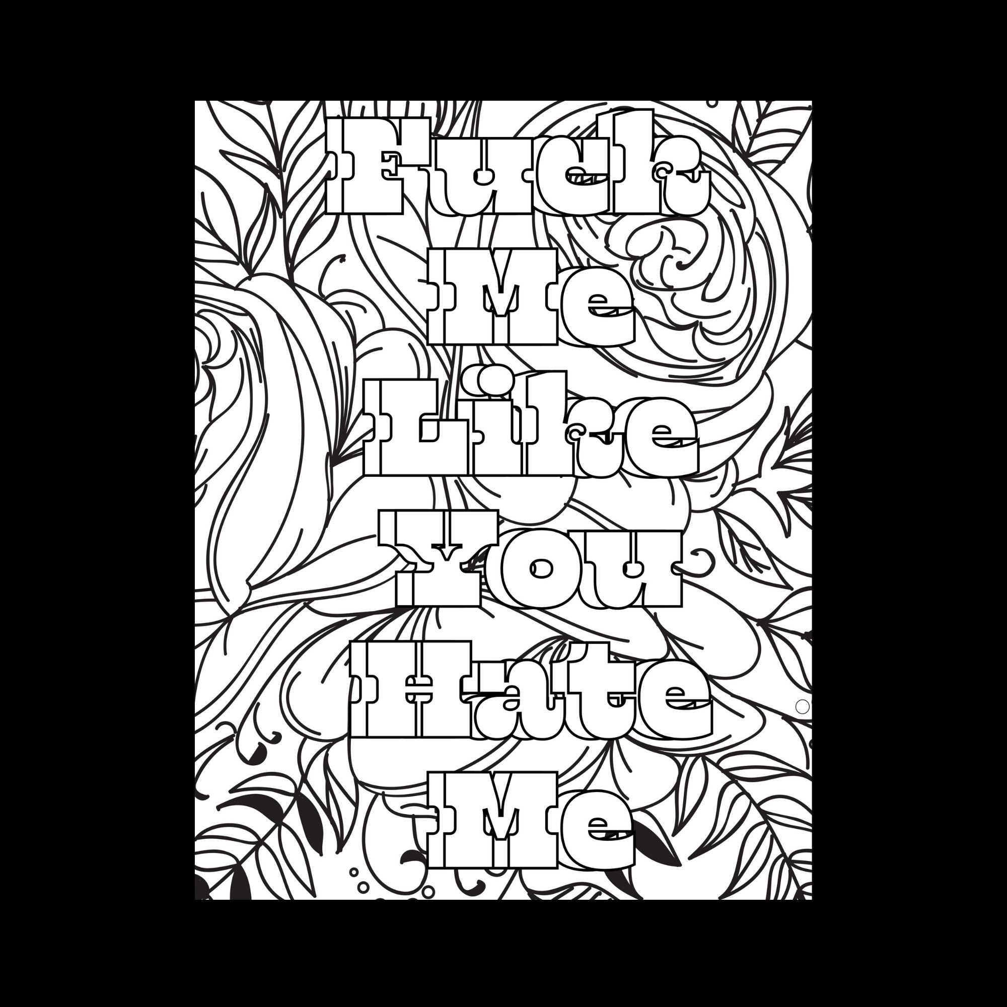 10 Naughty Adult Coloring Pages Etsy