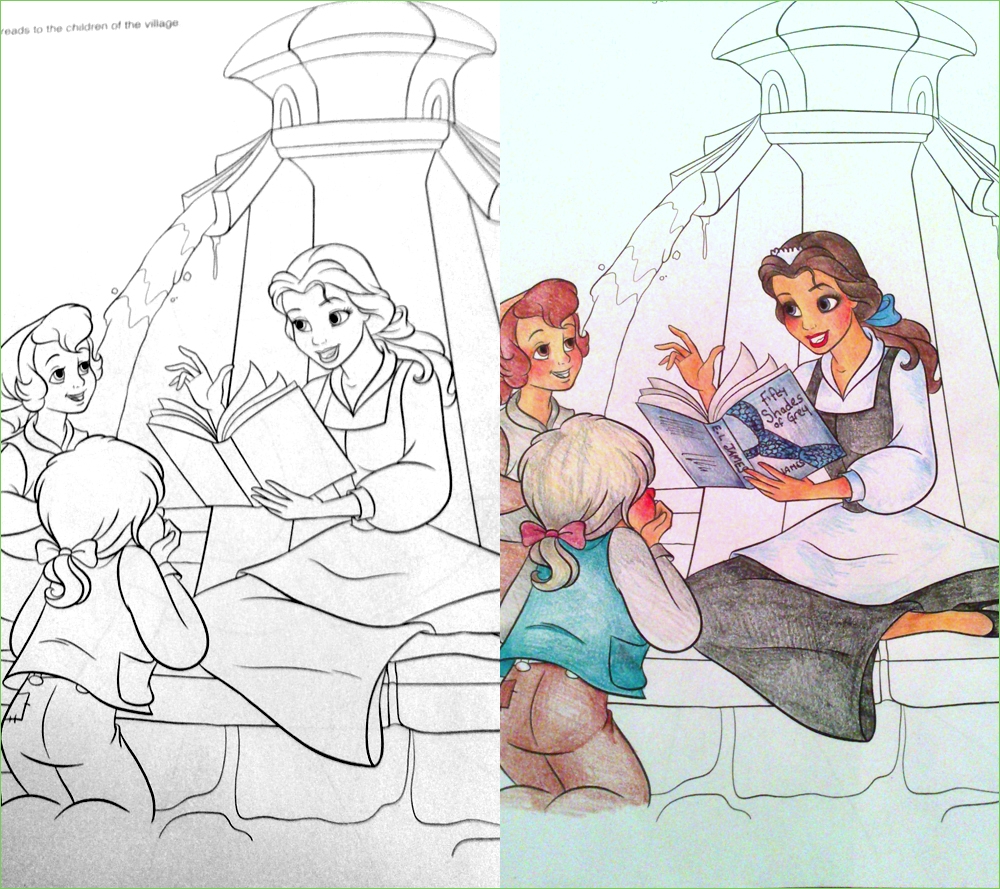 Corrupted Coloring Pages