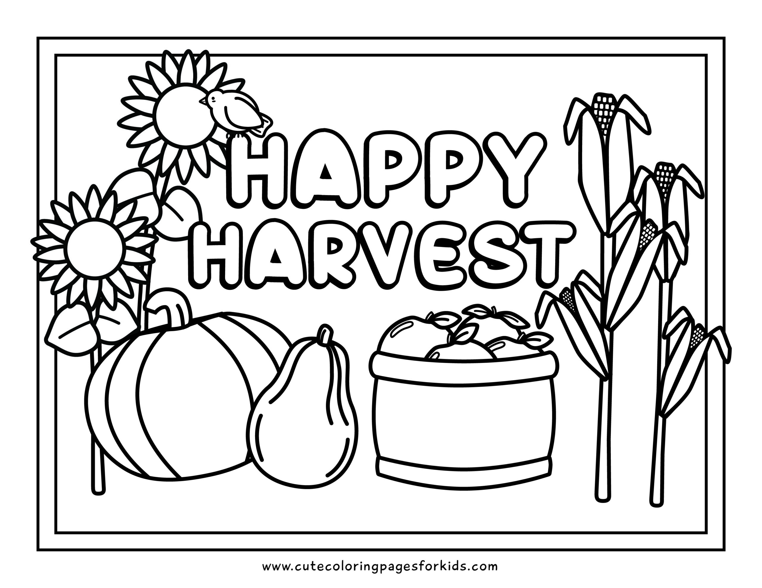 16 Fall Coloring Pages Free Printable PDF Downloads Cute Coloring Pages For Kids