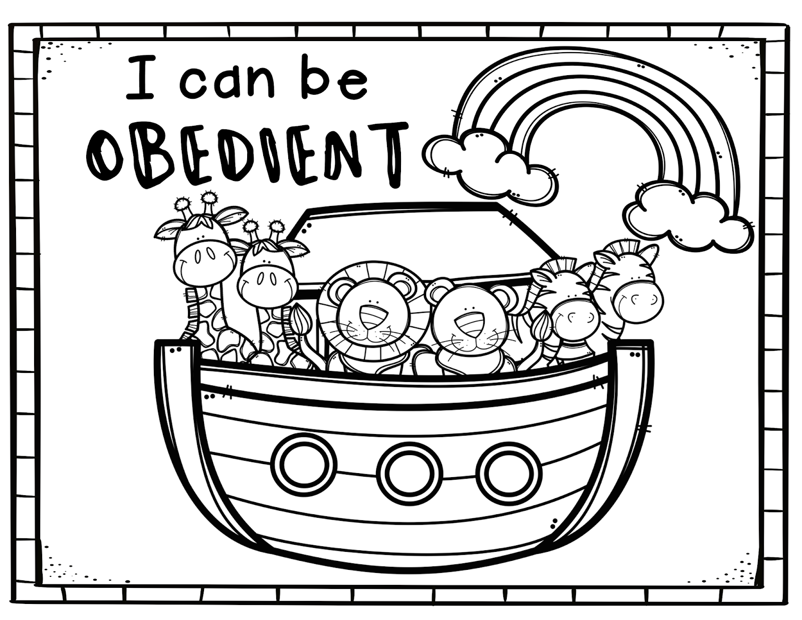 Obey Coloring Page