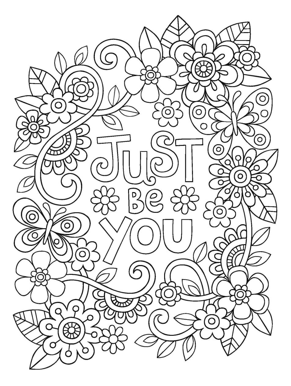 20 Free Printable Inspirational Coloring Pages EverFreeColoring