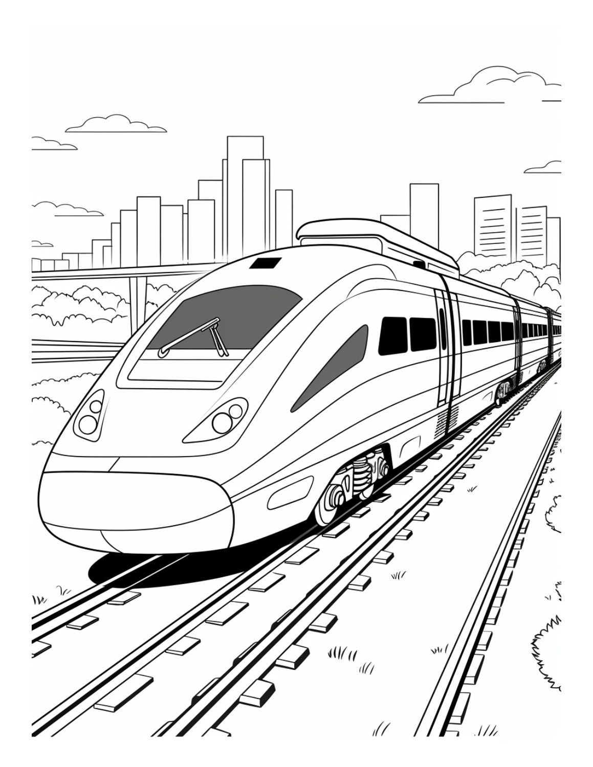 20 Free Printable Train Coloring Pages With PDF Download Skip To My Lou