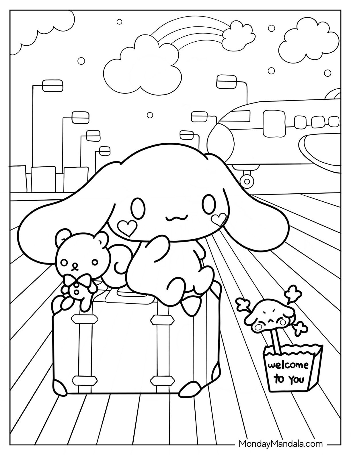 22 Cinnamoroll Coloring Pages Free PDF Printables