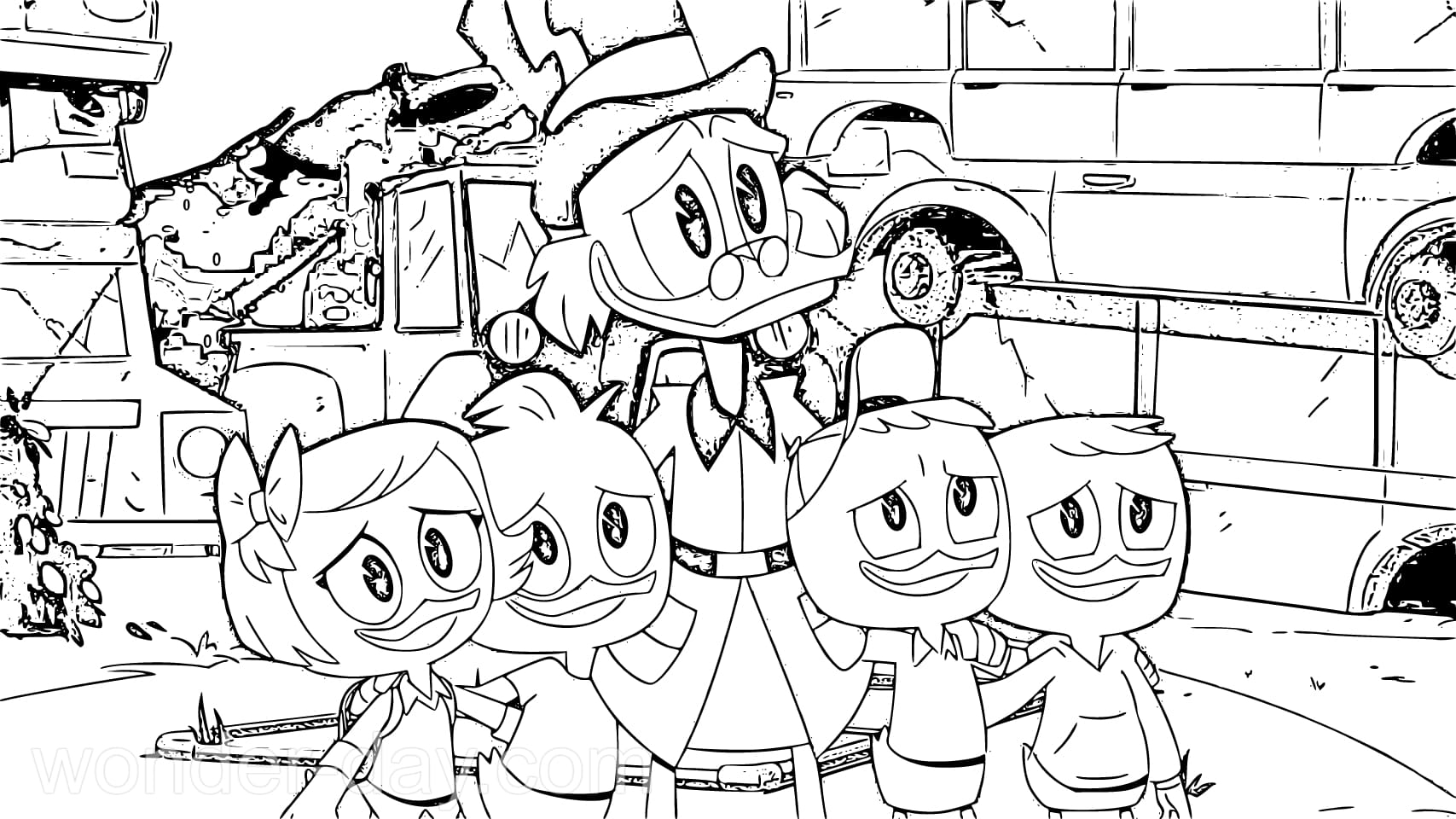 Ducktales Coloring Pages