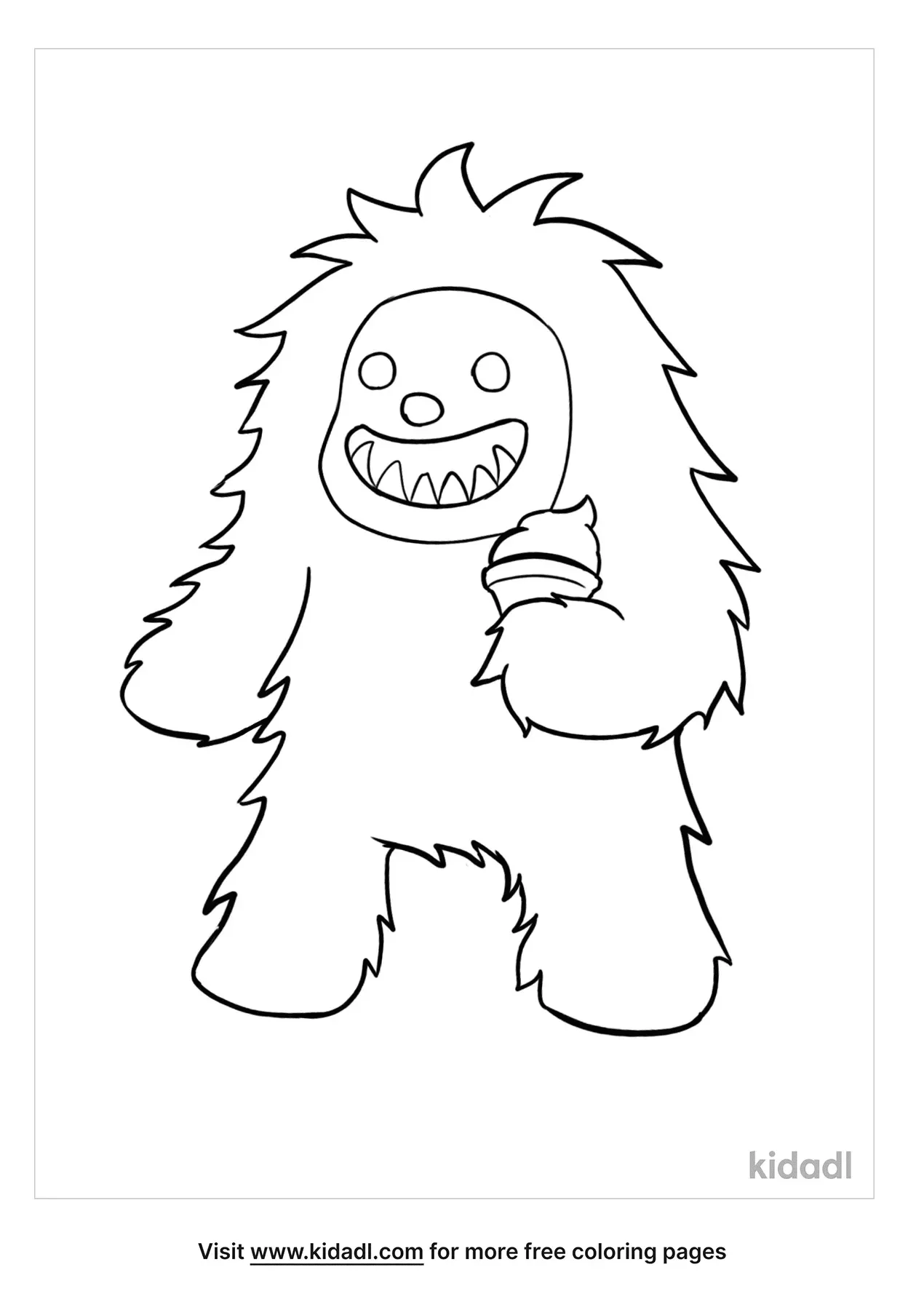 30 Abominable Snowman Coloring Page KereenAimen