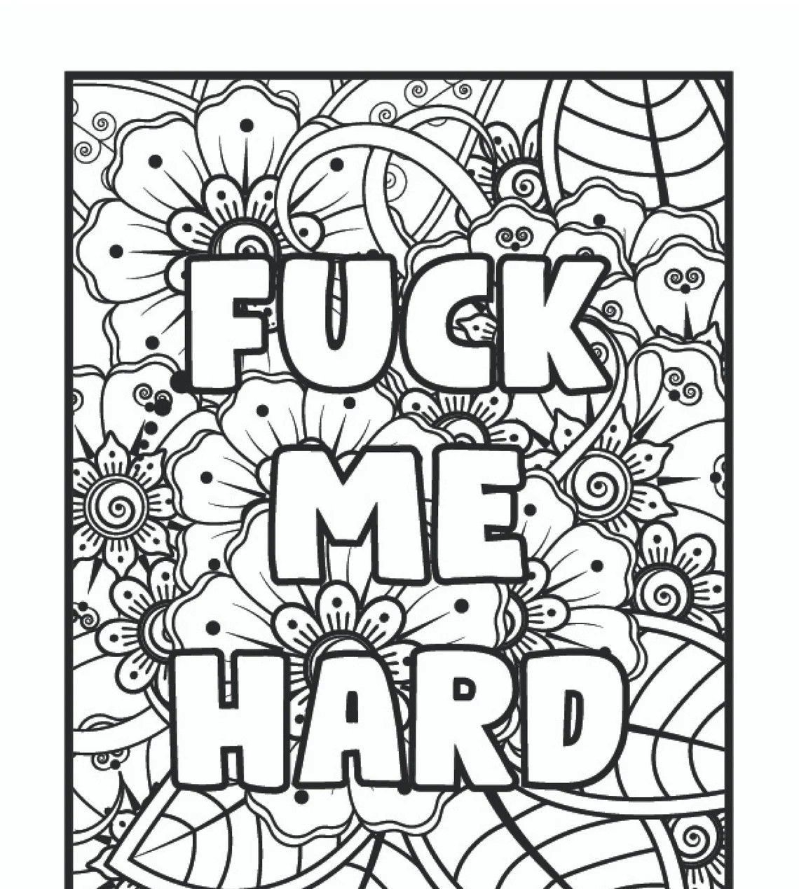 40 Adult Curse Word Printable Coloring Pages Digital Download Etsy Artofit
