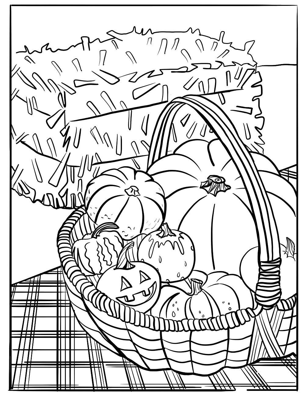 40 Harvest Coloring Pages For Adults Information
