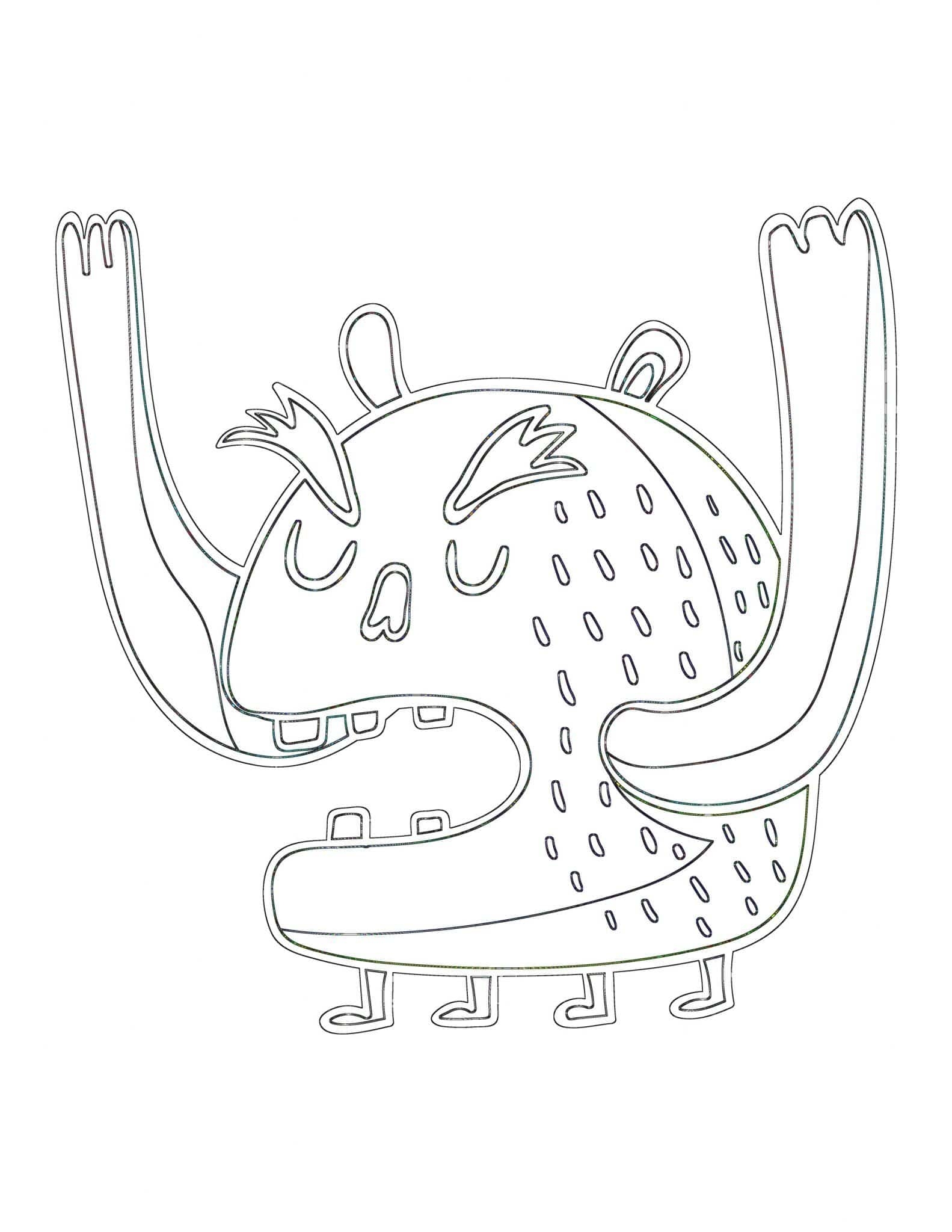 Free Monster Coloring Pages