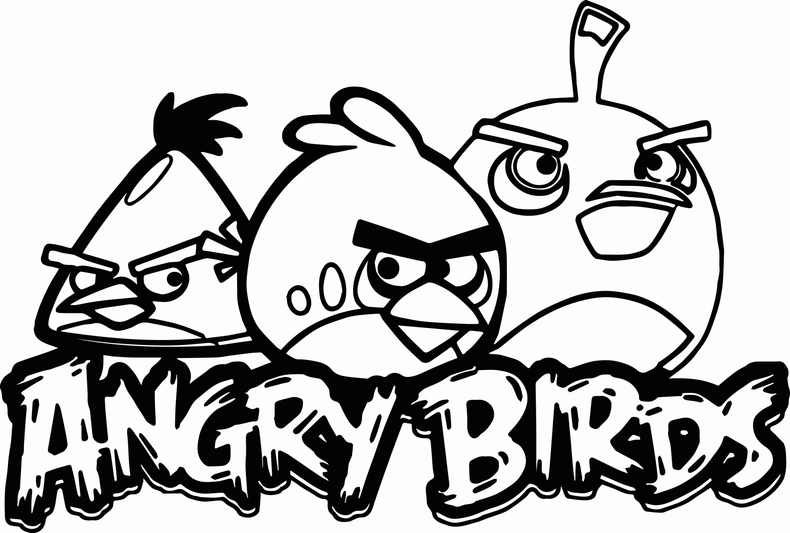 46 Angry Birds Coloring Pages PNG Annewhitfield
