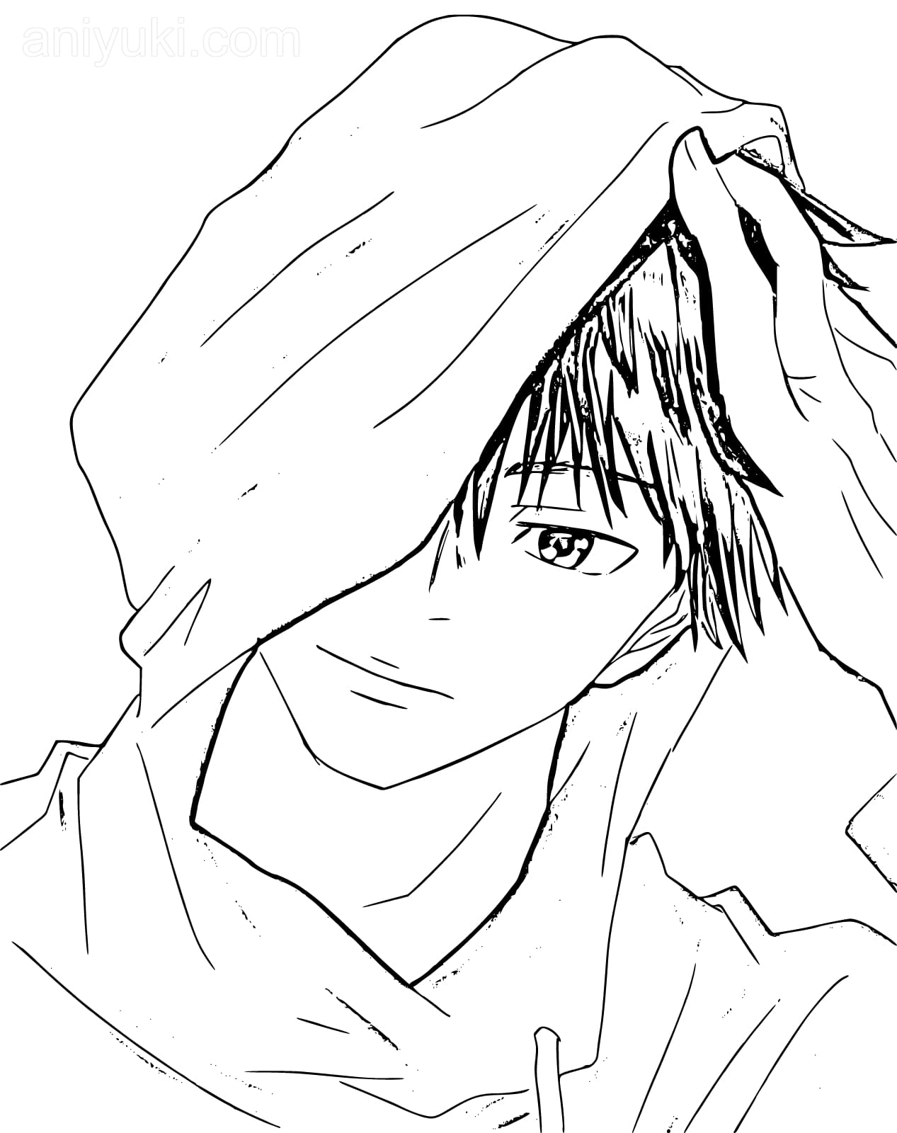 64 Anime Boy Cool Coloring Pages Free Coloring Pages Printable