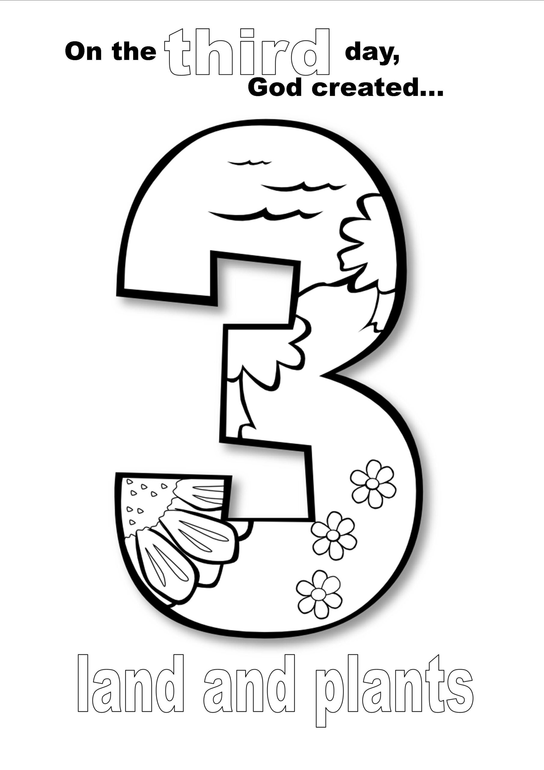 7 Days Of Creation Coloring Pages Pdf