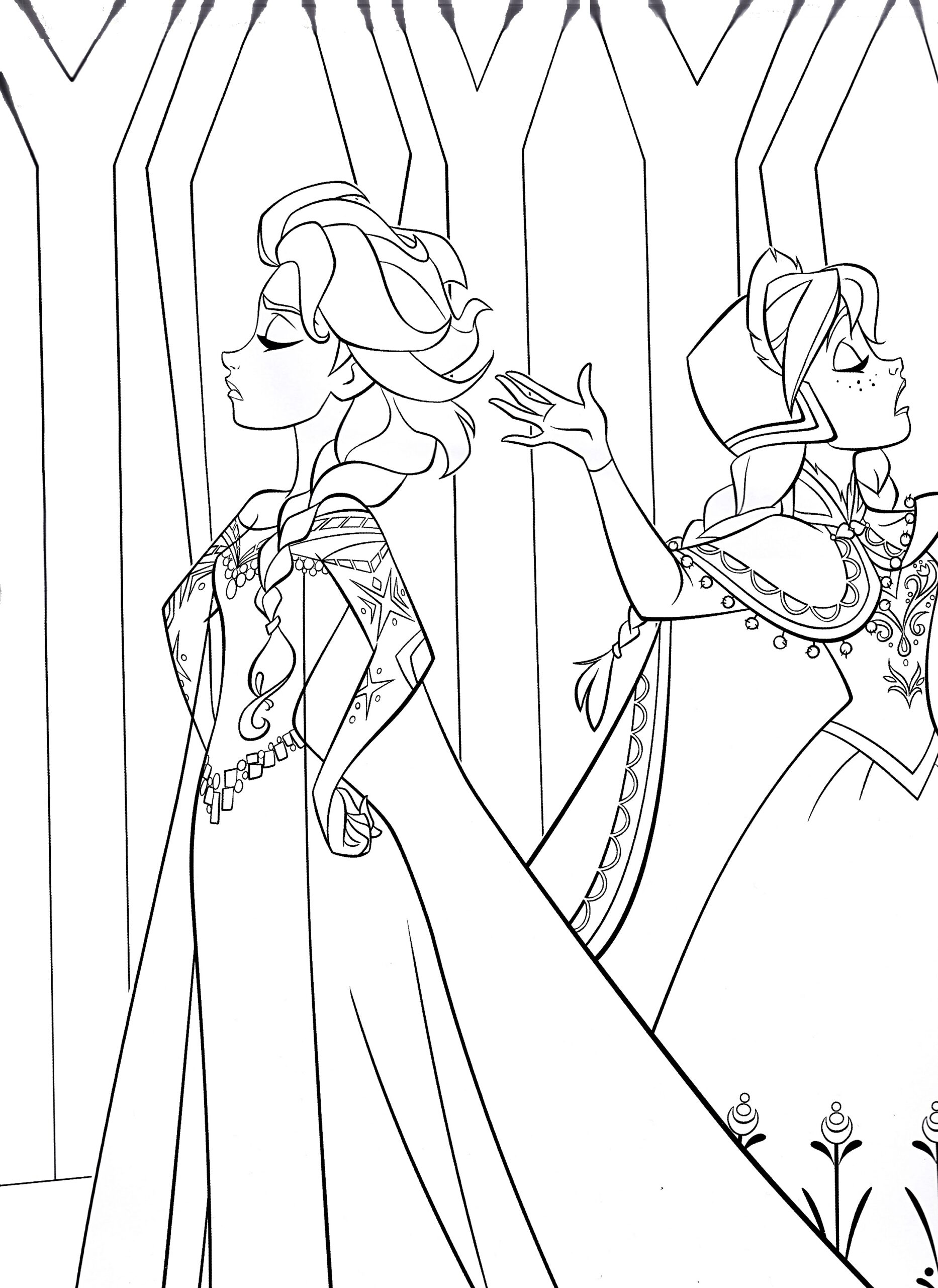 88 Disney Coloring Pages Elsa And Anna Latest Free Coloring Pages Printable