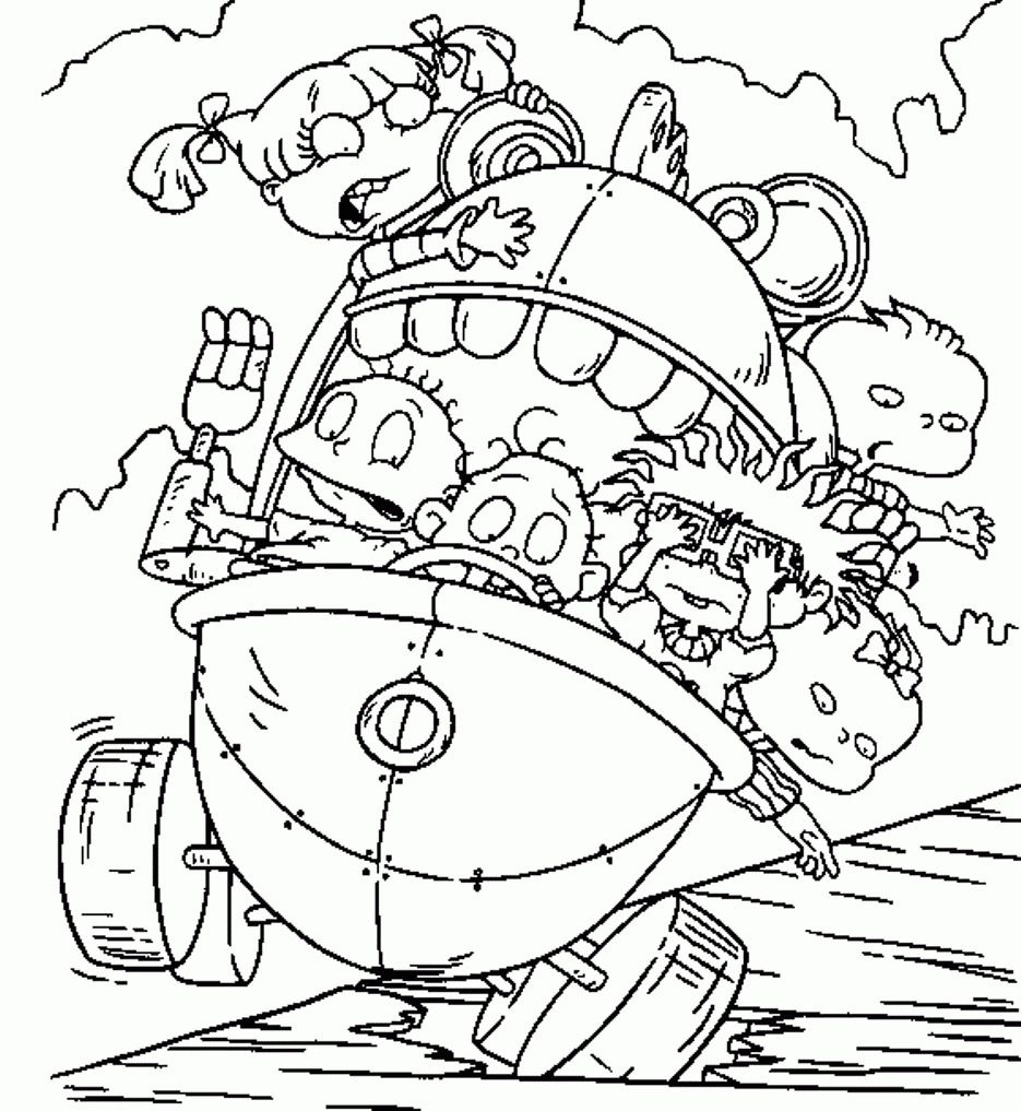 90s Cartoons Coloring Pages Coloring Home