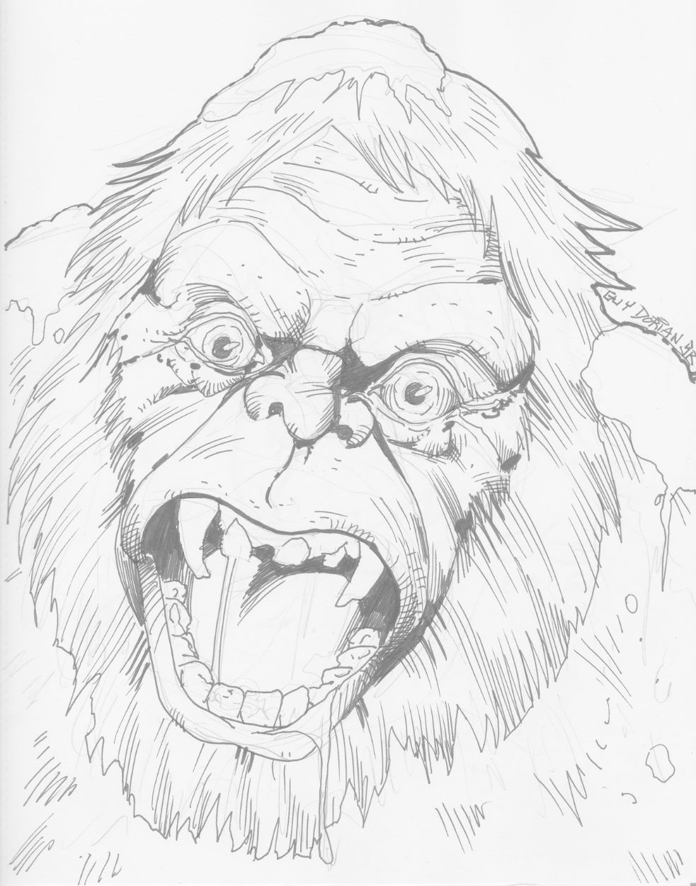 Abominable Snowman Coloring Pages Getcoloringpagescom Sketch Coloring Page