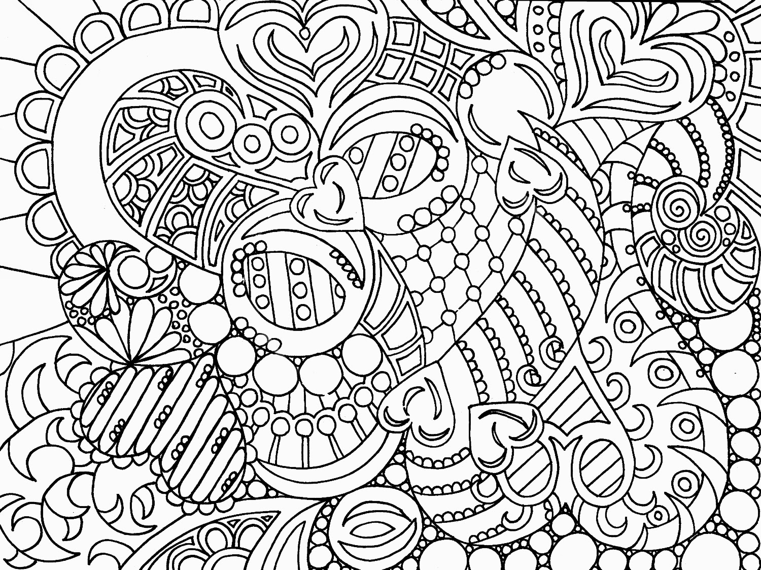 Abstract Art HD Coloring Pages For Adult