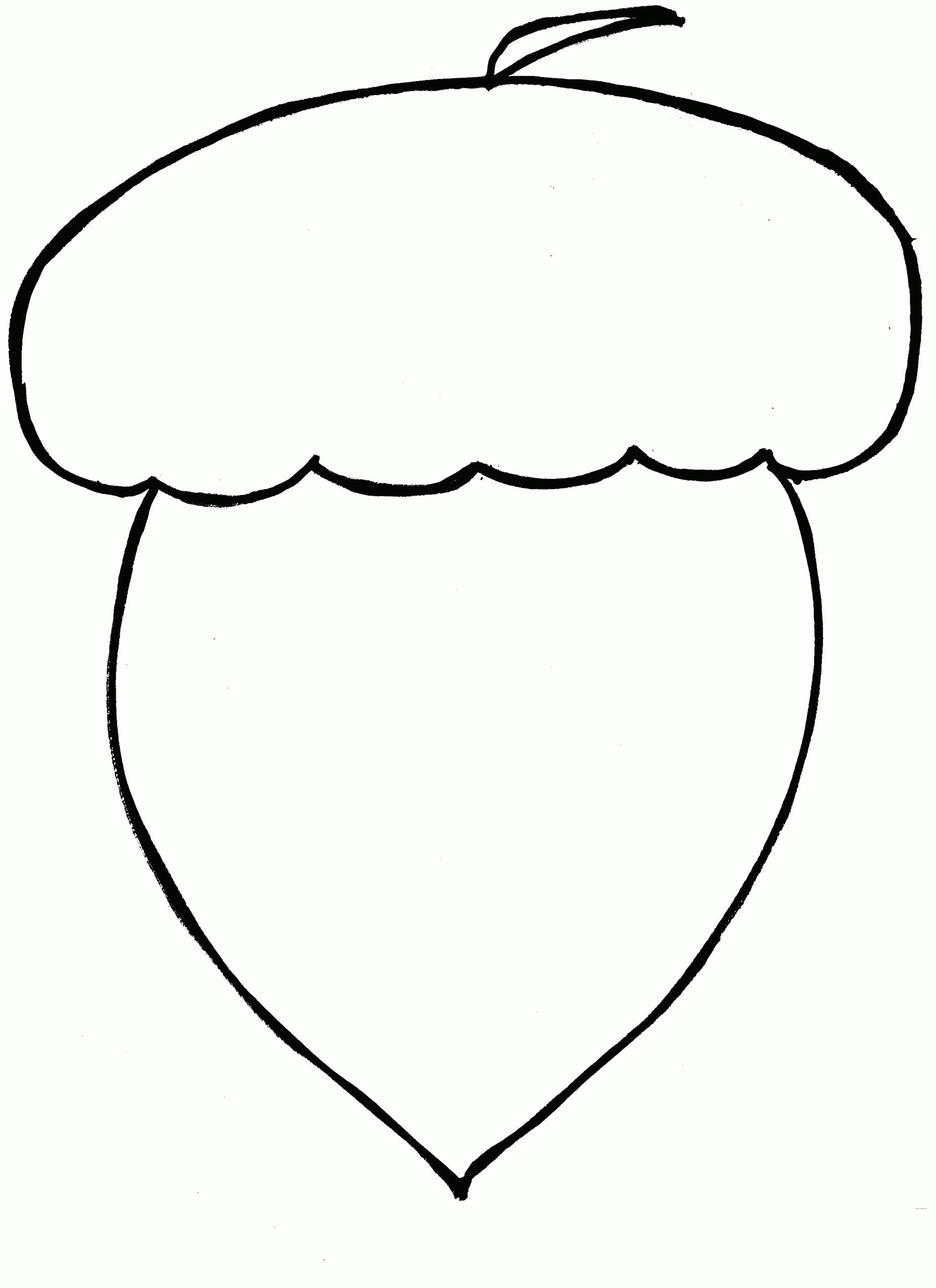 Acorn Coloring Pages