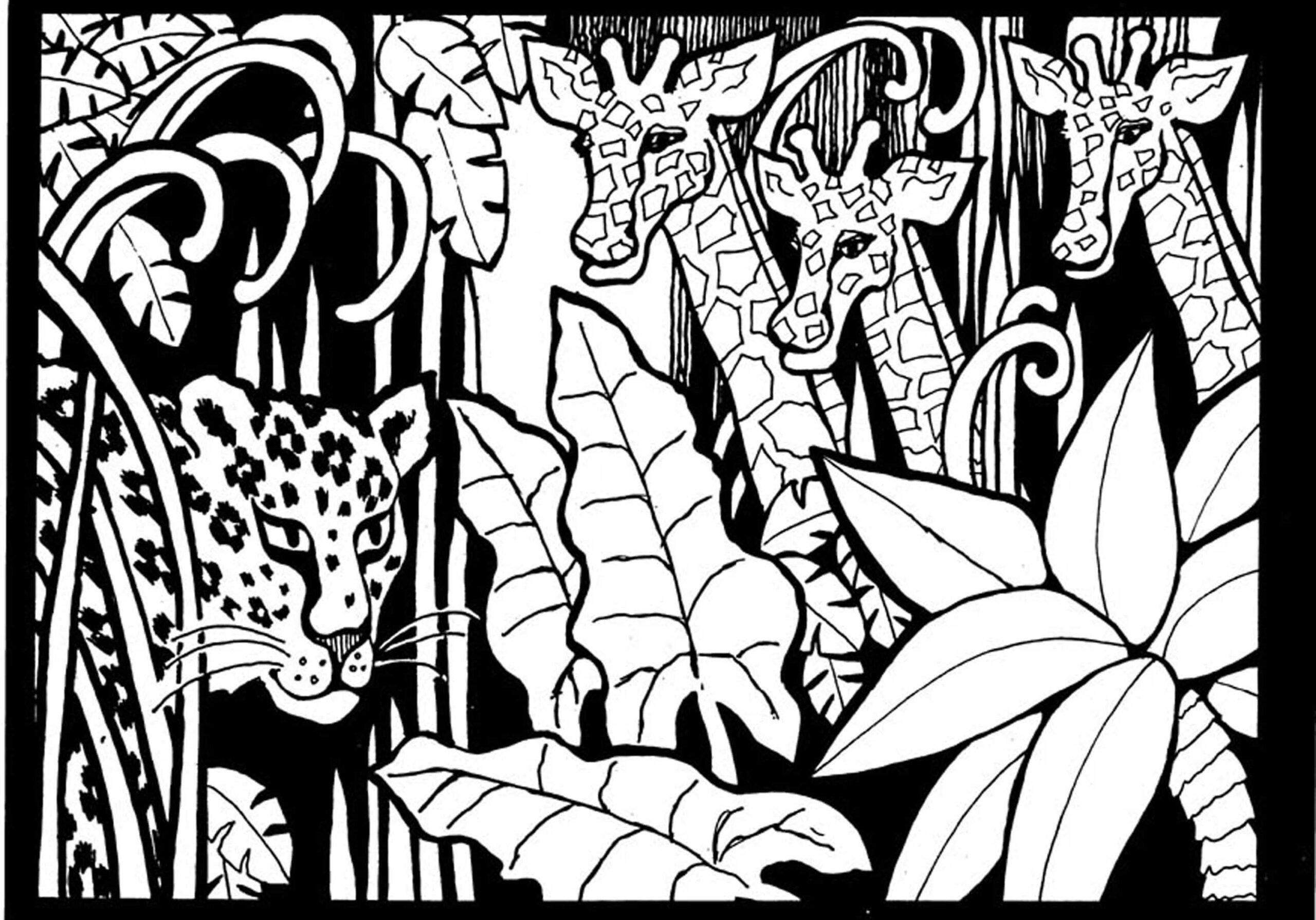 Africa Coloring Pages To Download And Print For Free