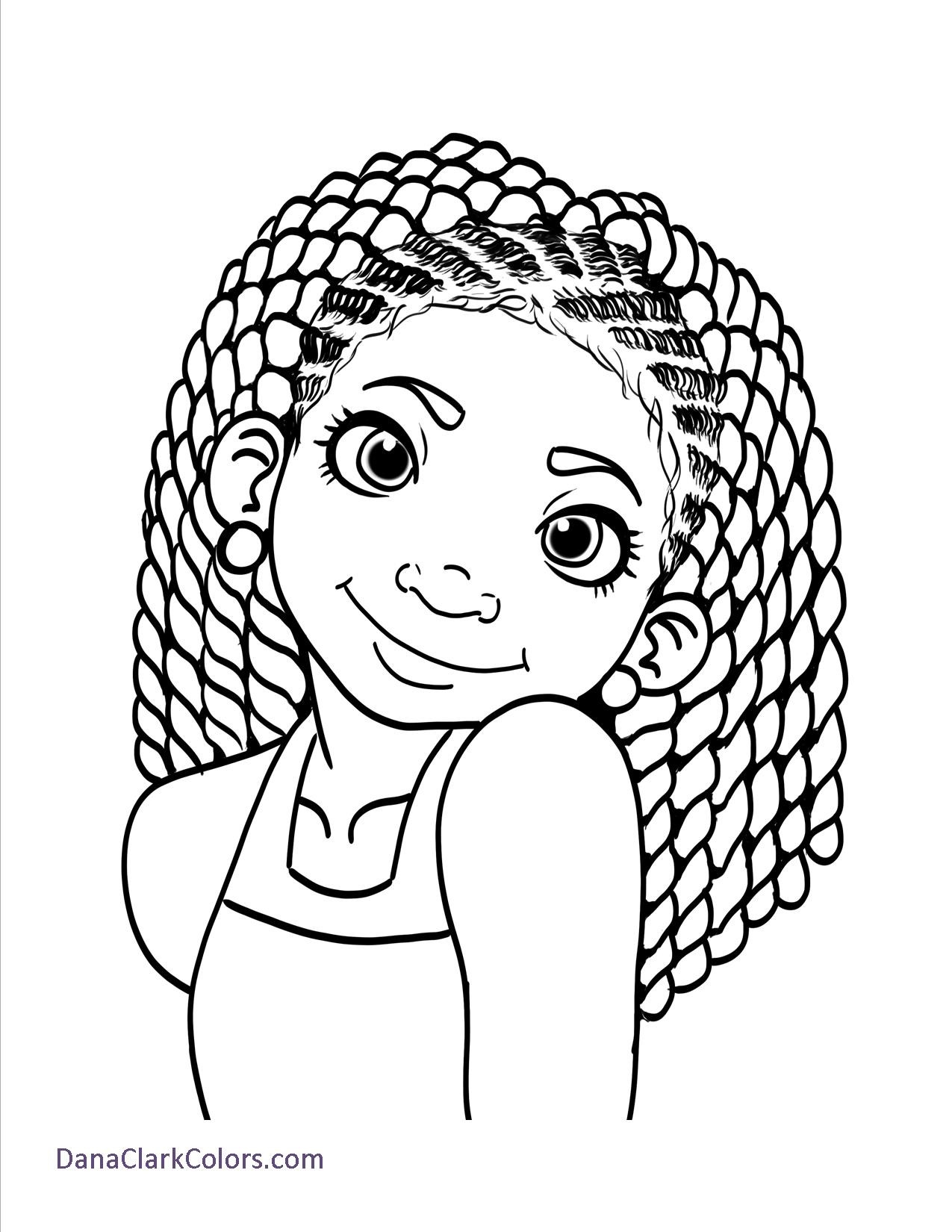 African American Girl Coloring Pages