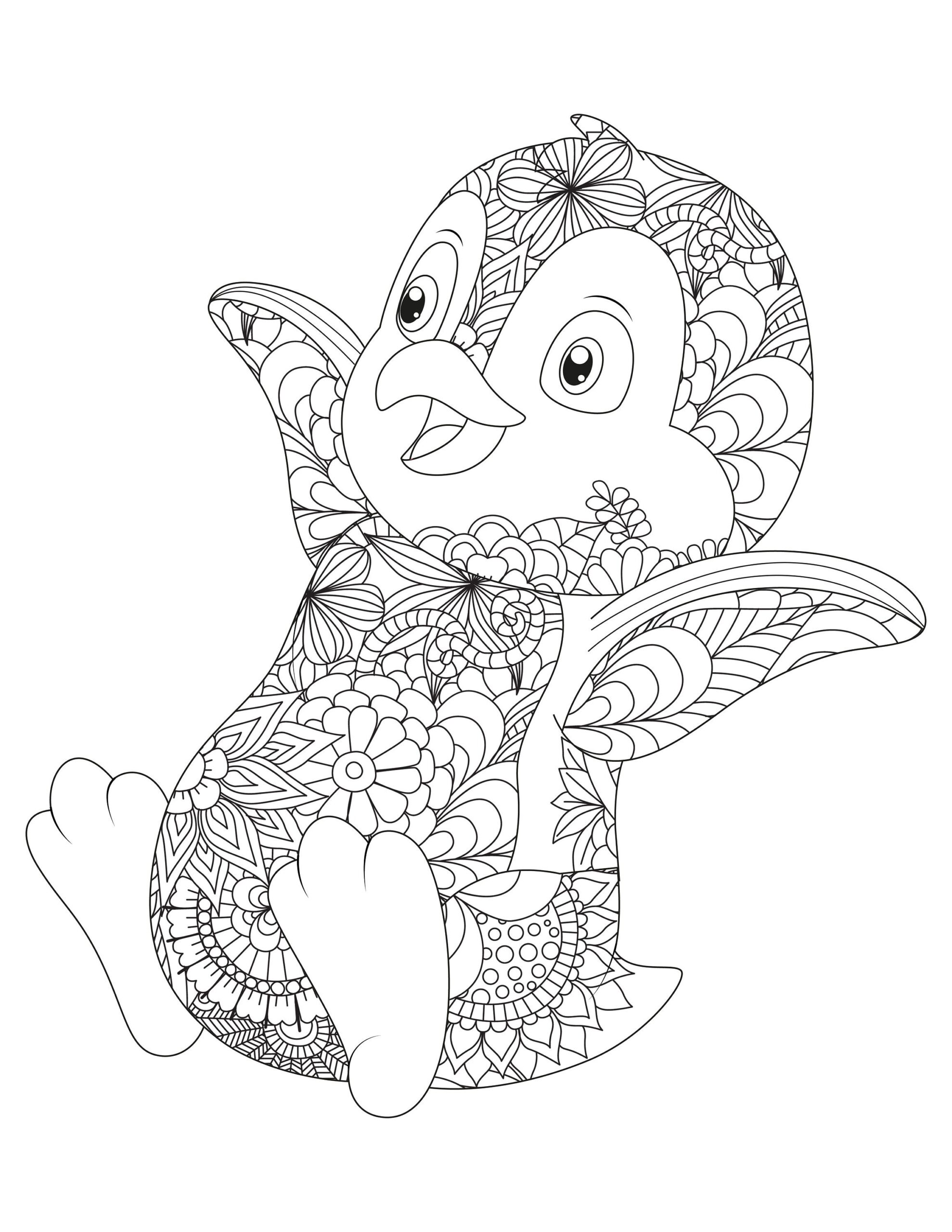 Animal Mandala Coloring Book Printable Coloring Pages Instant Download Instant Download Etsy