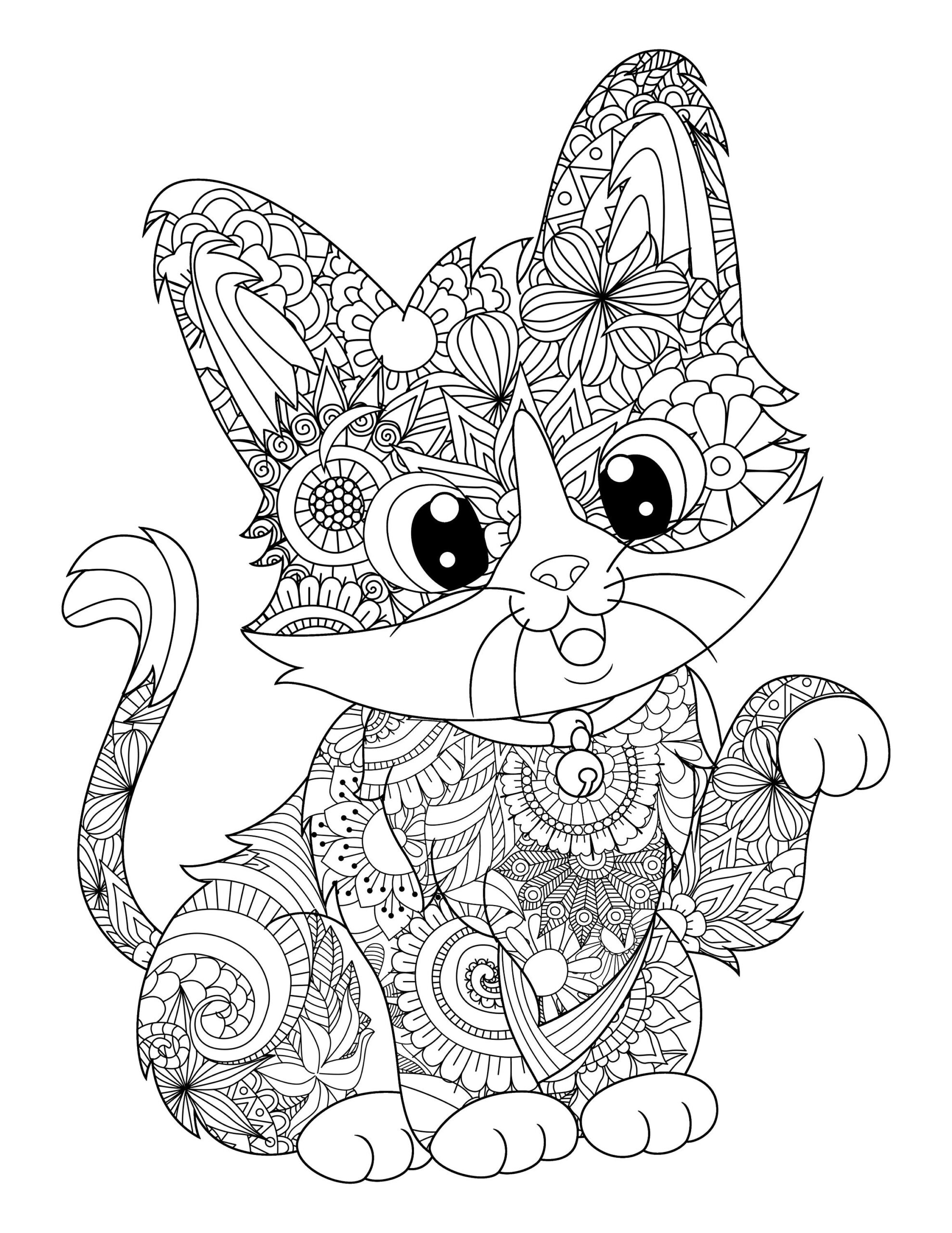 Animal Mandala Coloring Book Printable Coloring Pages Instant Download Instant Download Etsy