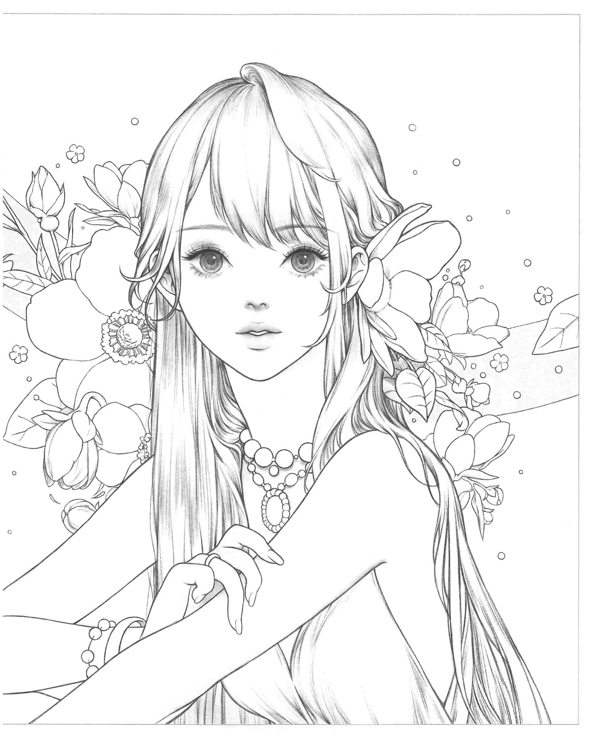Anime Coloring Pages For Adults People Kidsworksheetfun