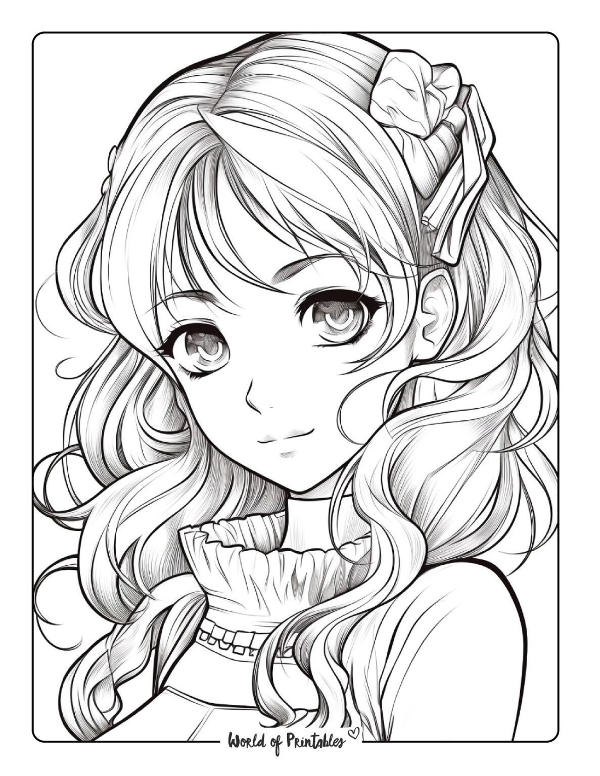 Adult Coloring Pages Anime