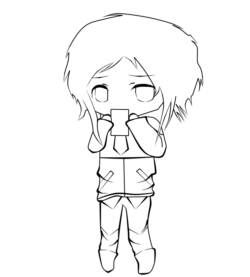 Anime Tomboy Coloring Pages