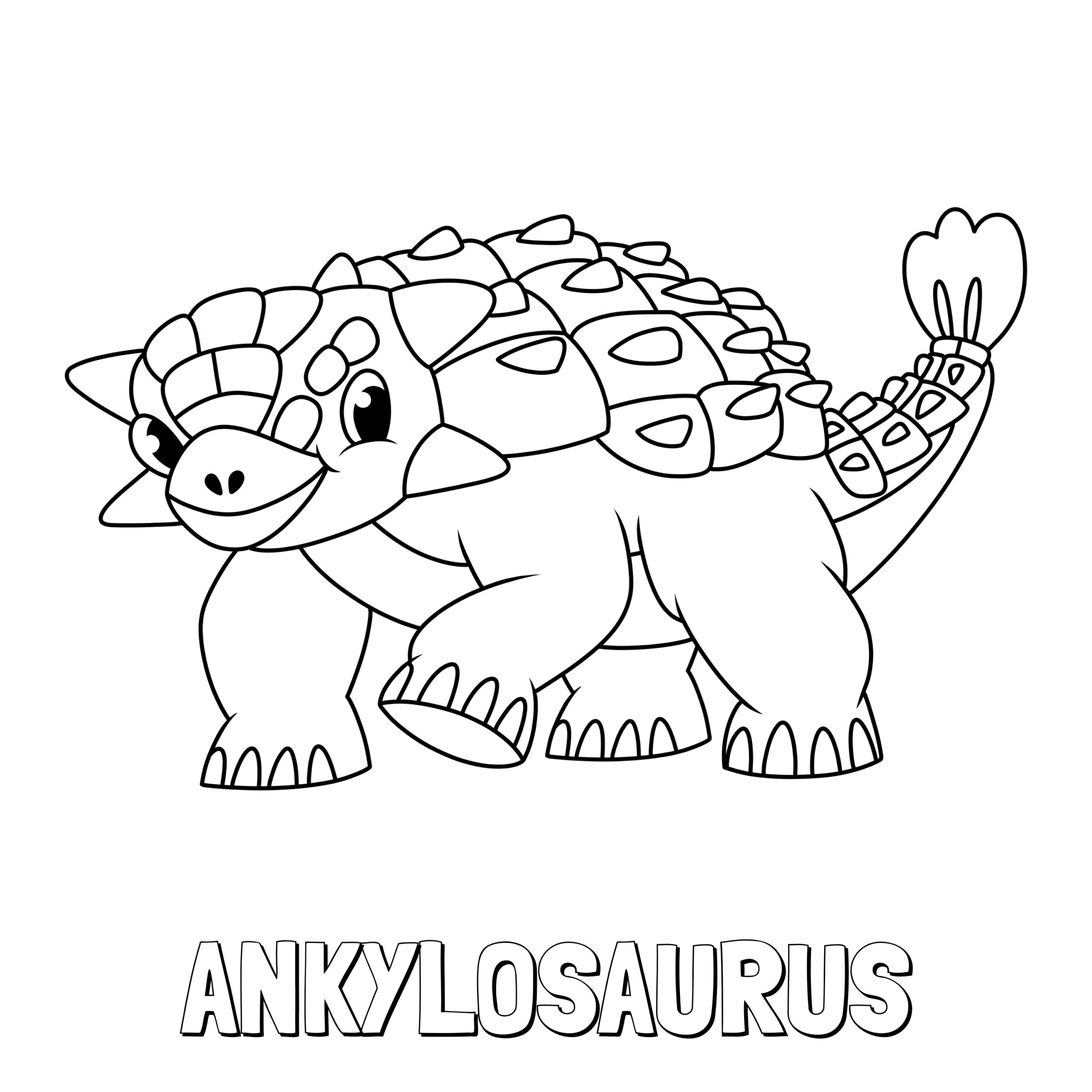 Ankylosaurus Coloring Page Top Paint Coloring Pages