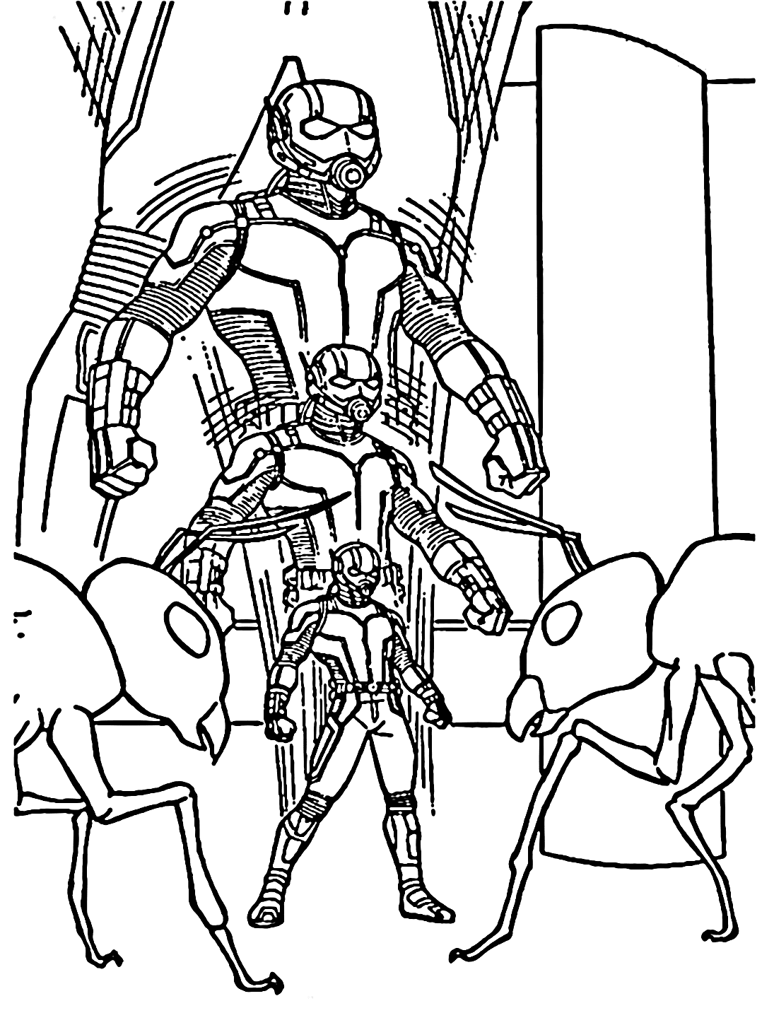 Ant Man To Print Coloring Page Free Printable Coloring Pages