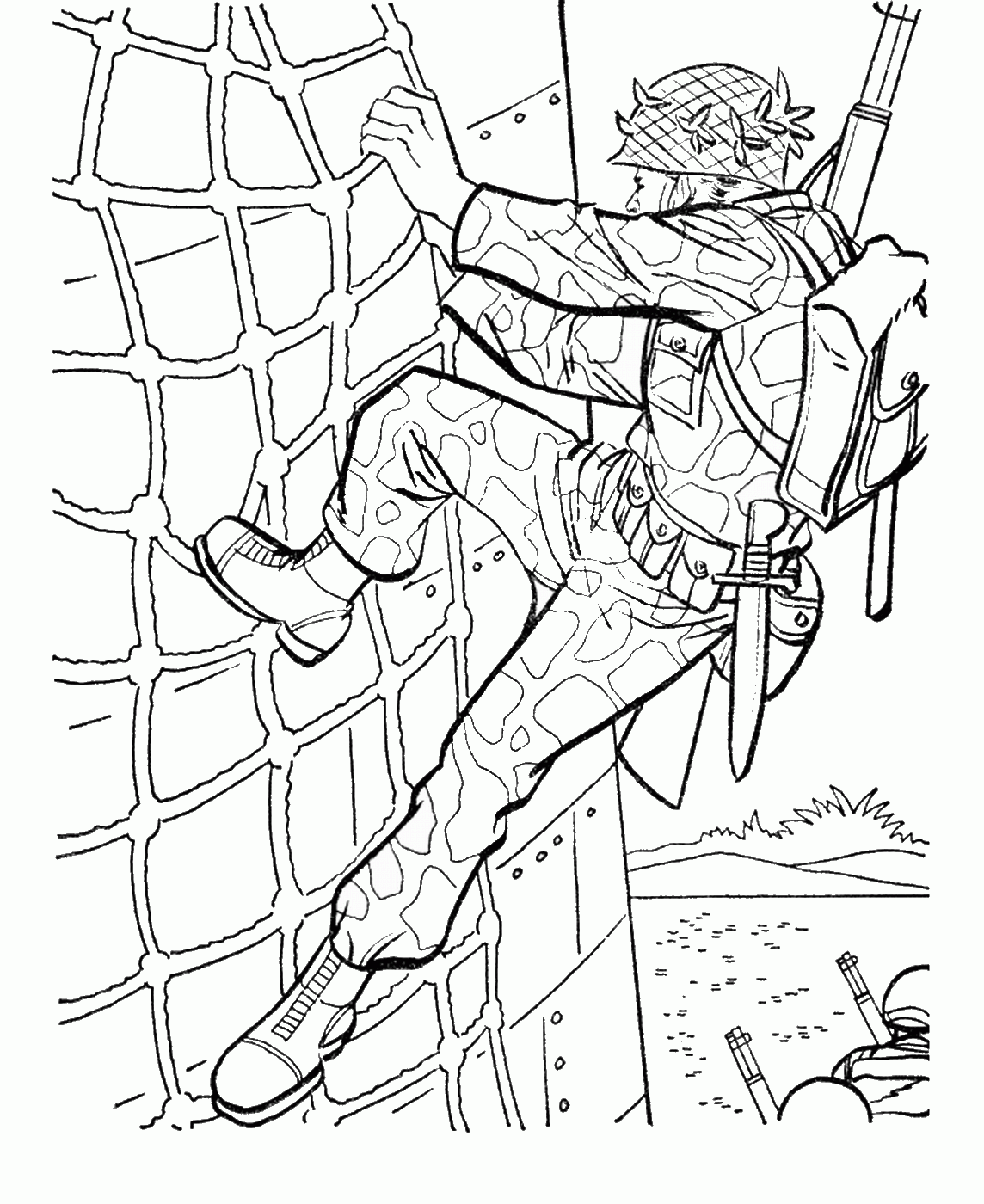 Soldier Coloring Pages