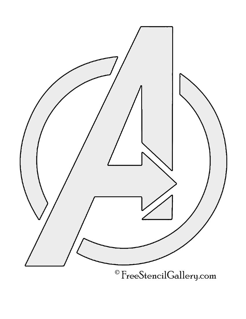 Avengers Logo Coloring Pages EutumnnRemirez