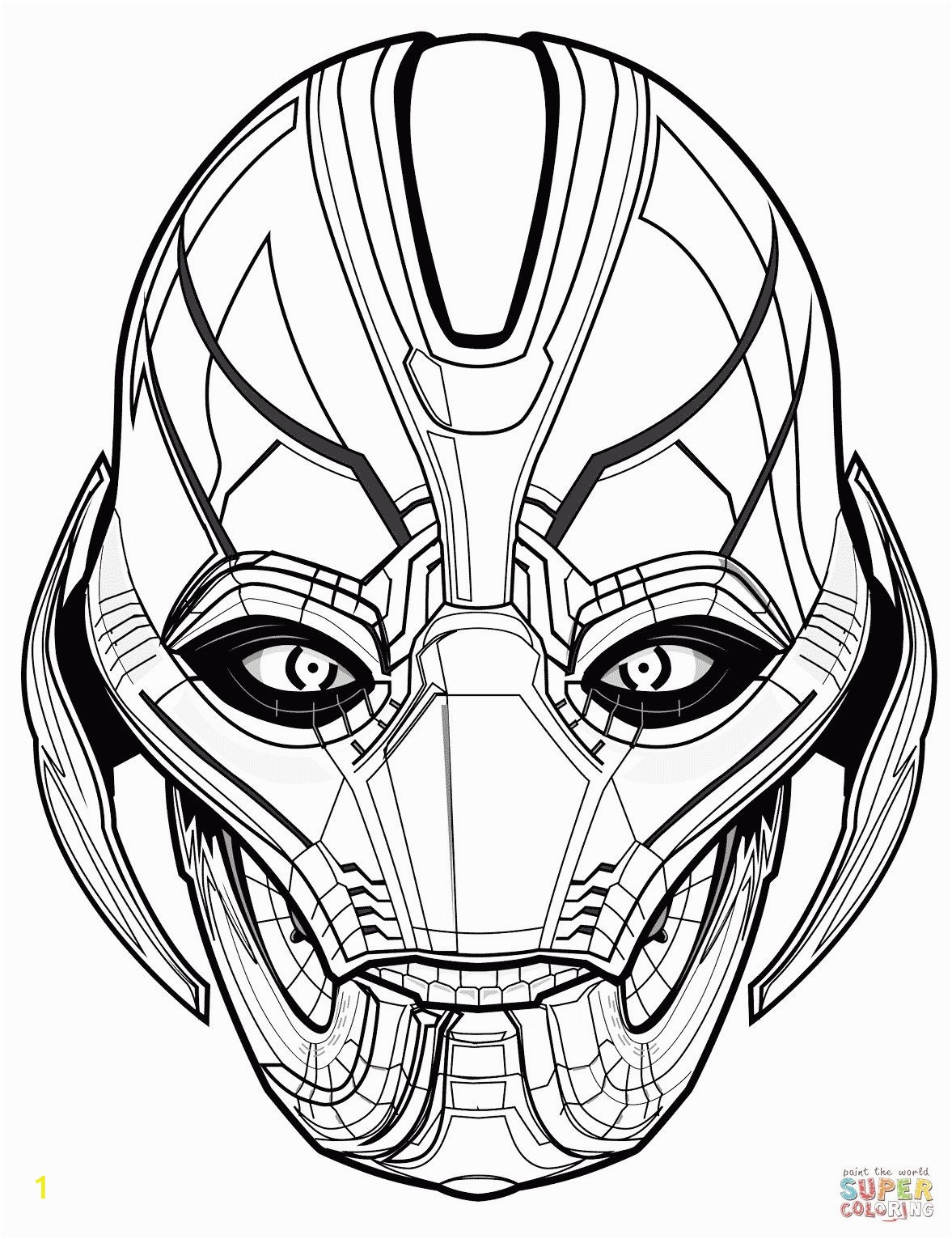 Avengers Symbol Coloring Page Divyajanani