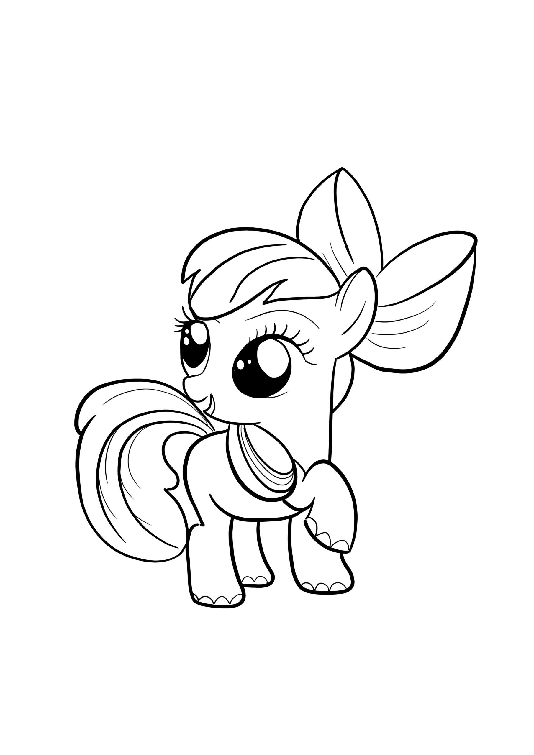 Baby Pony Coloring Page