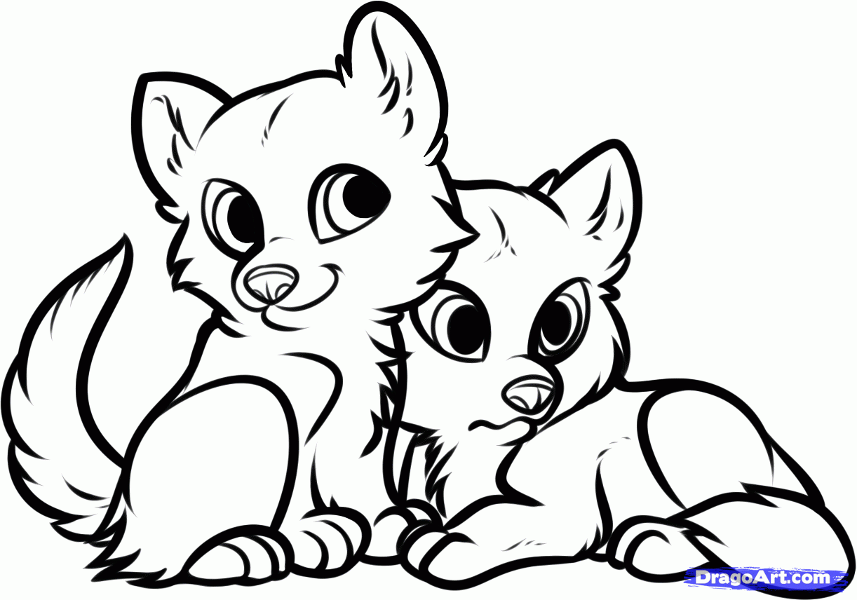 Baby Wolf Coloring Pages To Print Coloring Home