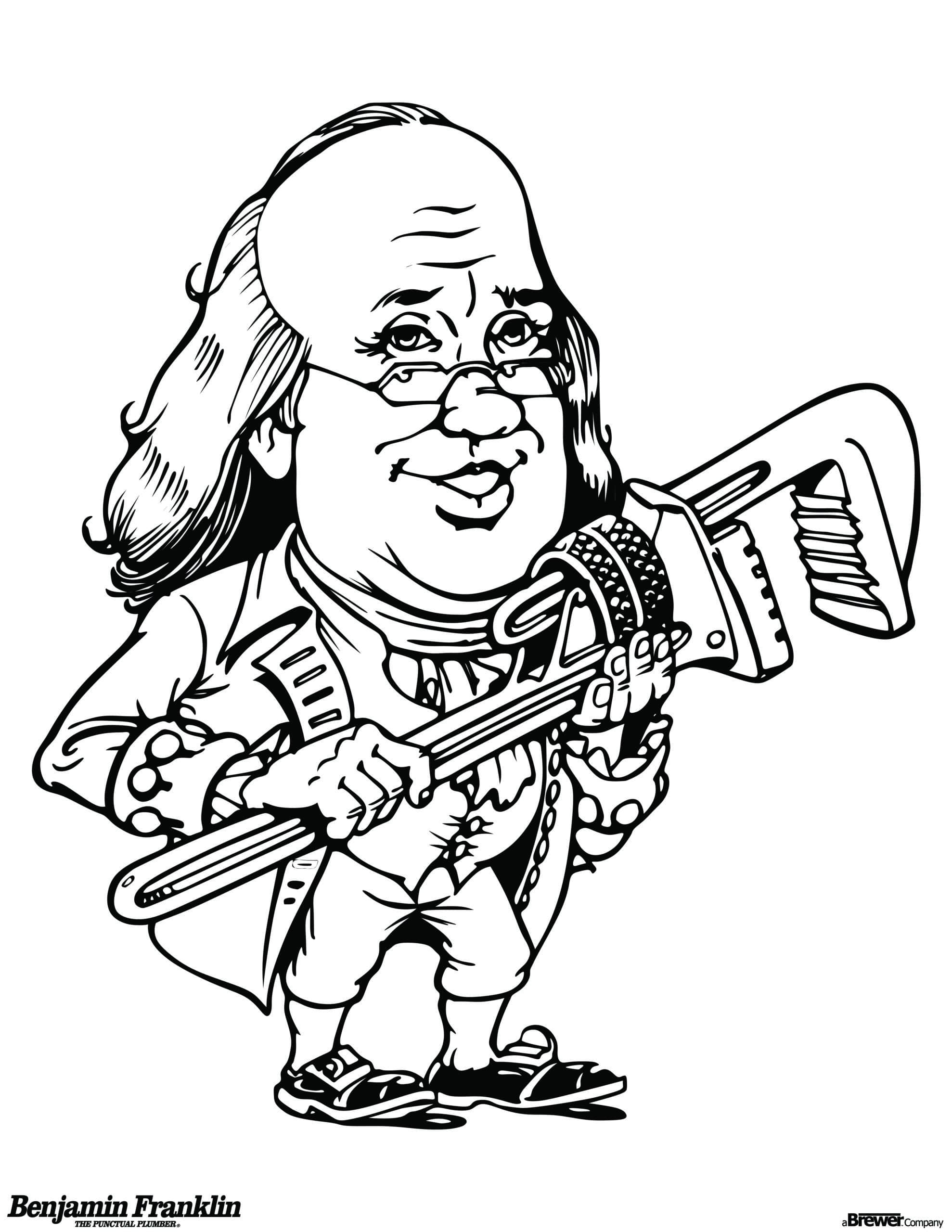Ben Franklin Coloring Pages