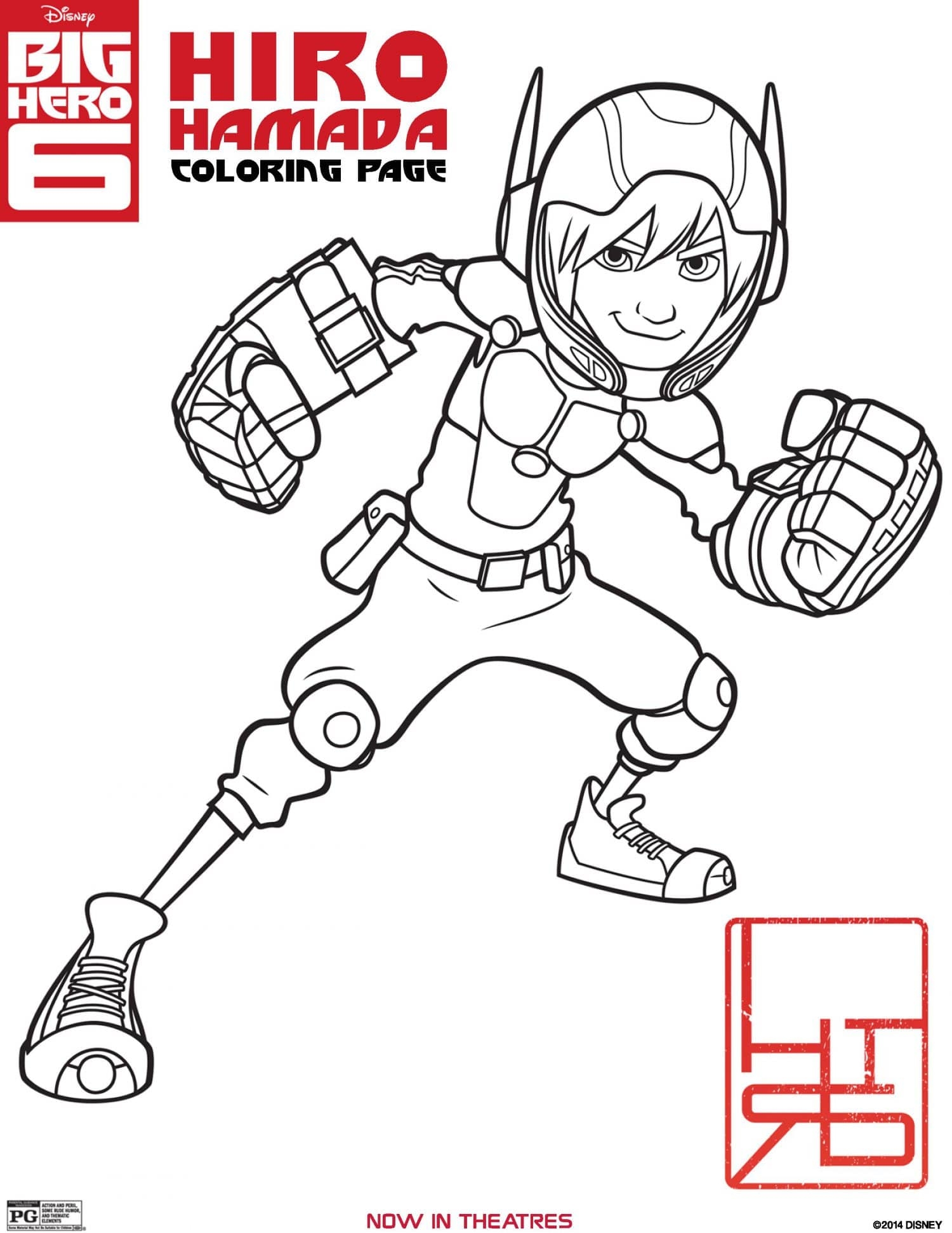 BIG HERO 6 Coloring Pages Activity Sheets And Printables