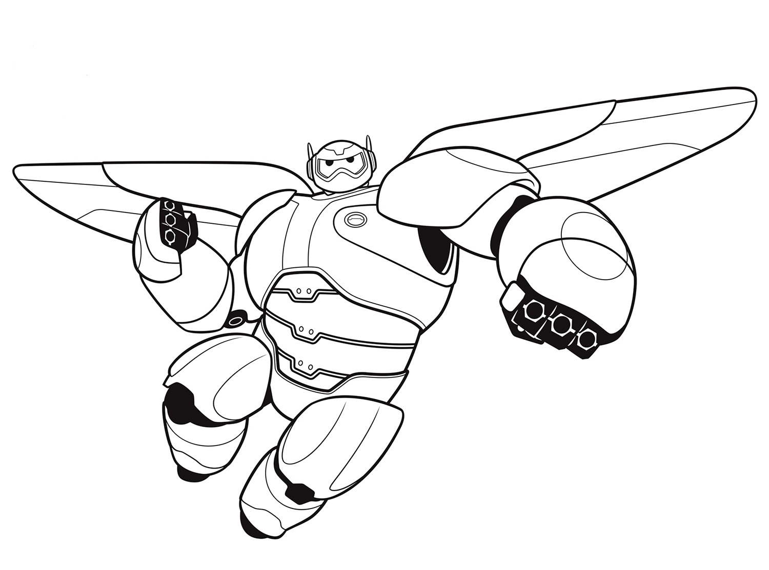 Big Hero 6 Coloring Pages To Download And Print For Free