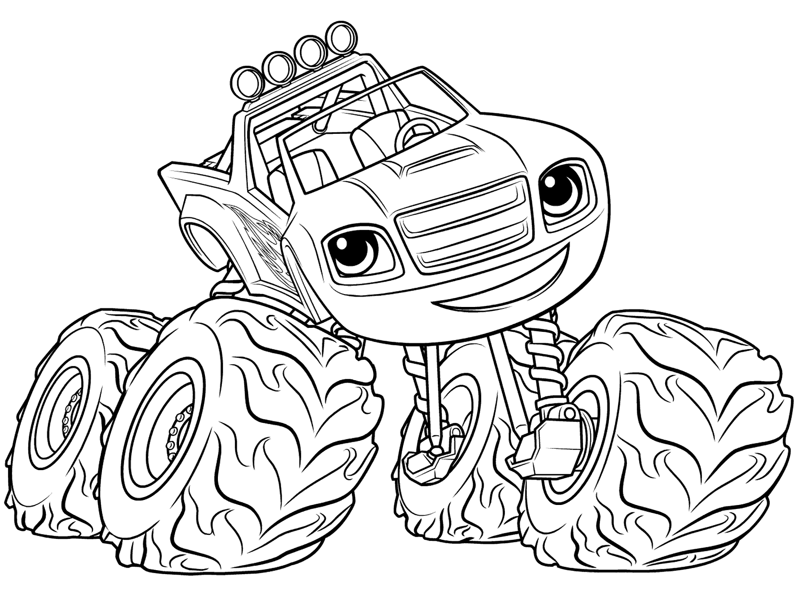 Blaze And The Monster Machines Coloring Pages To Print At GetDrawings Free Download