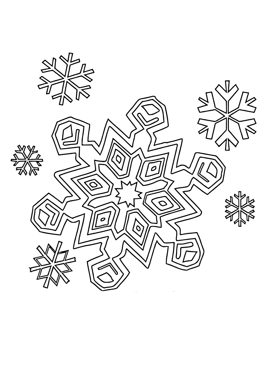 Blizzard Coloring Page