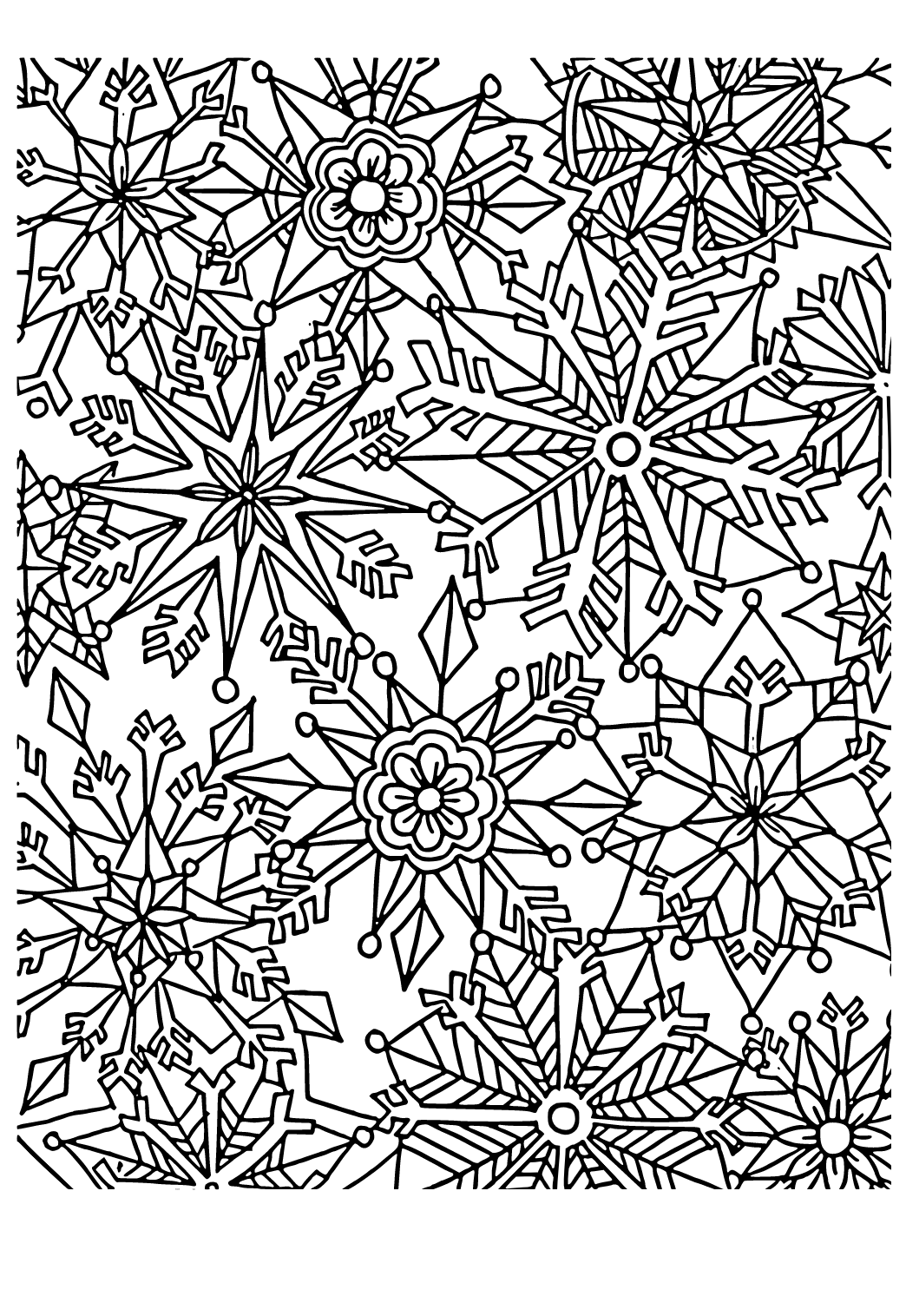 Blizzard Coloring Page
