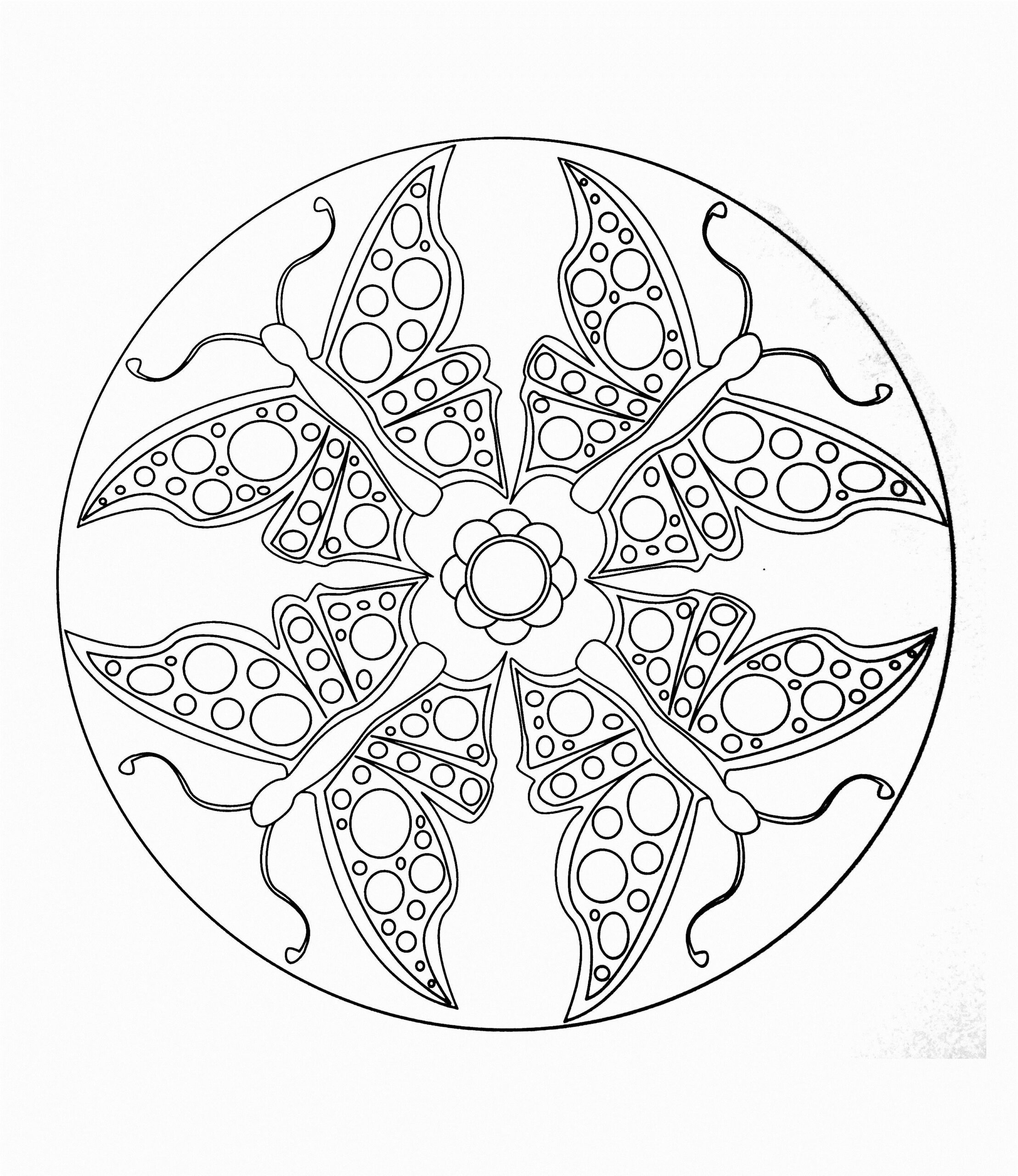 Butterfly Mandala Coloring Pages At GetColorings Free Printable Colorings Pages To Print