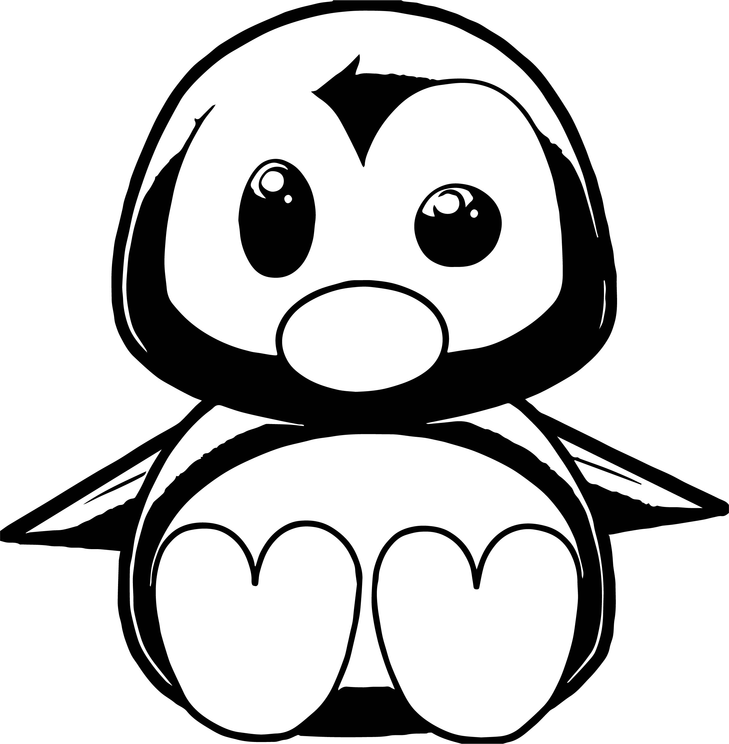 Cartoon Baby Animals Coloring Page Wecoloringpage