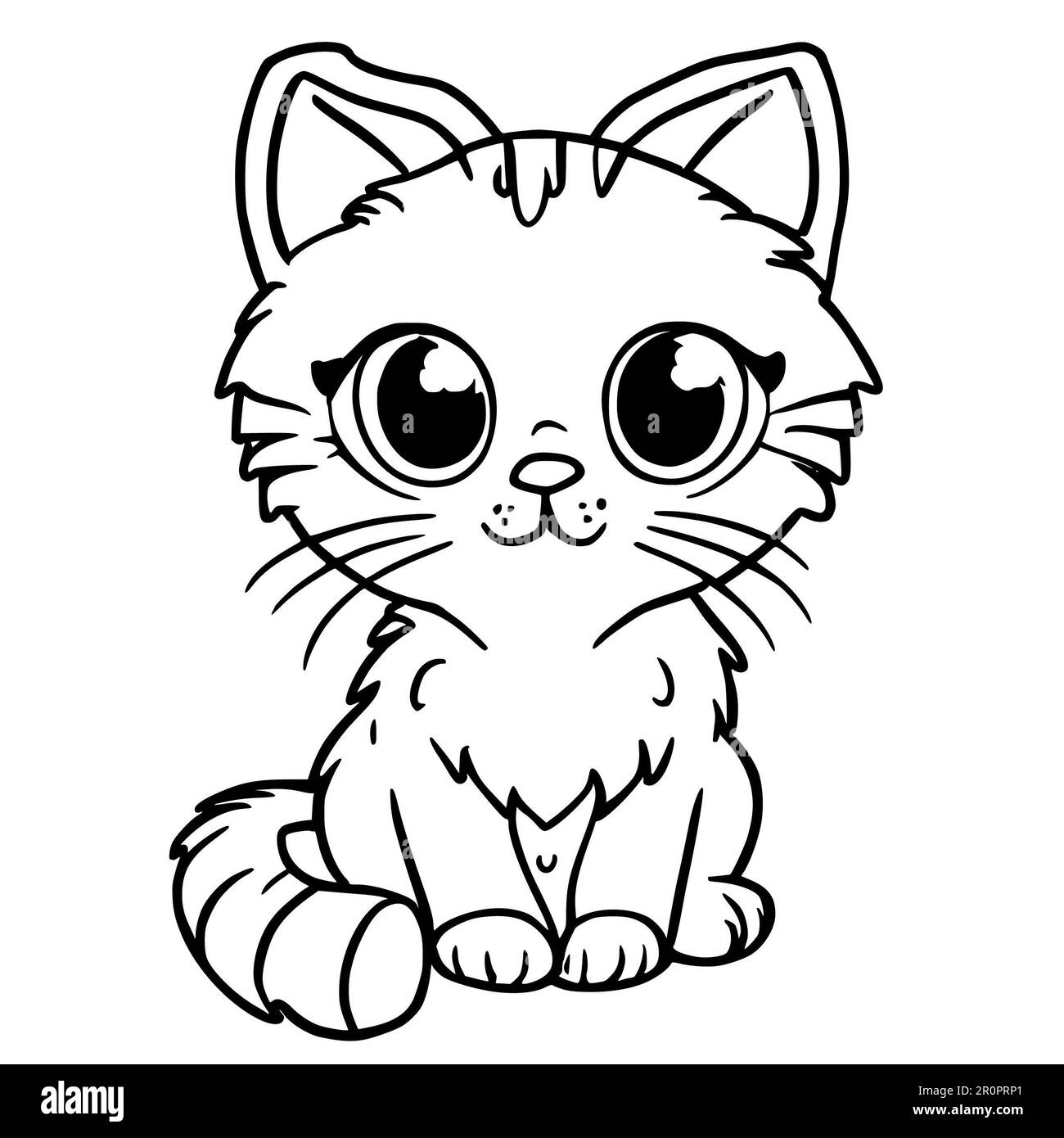 Cat Coloring Pages For Toddlers