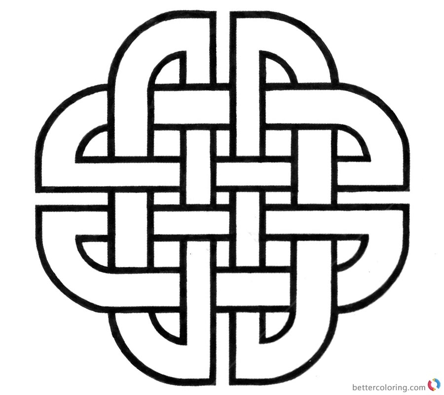Celtic Knot Coloring Pages By Silver Jackal Free Printable Coloring Pages