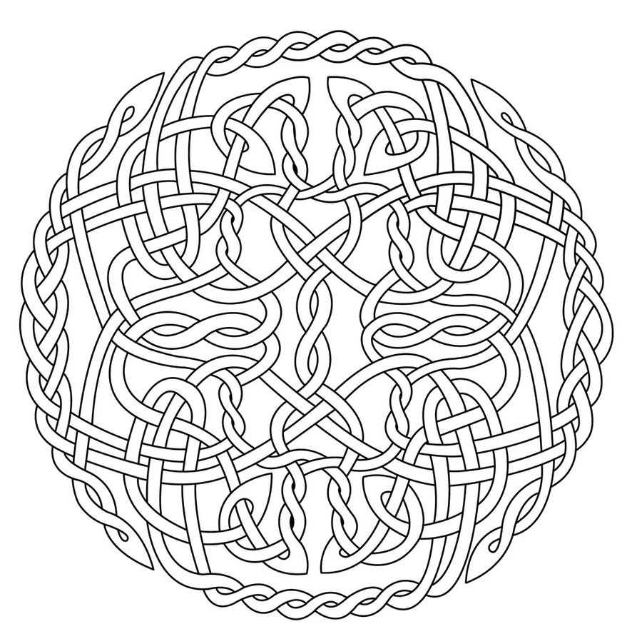 Celtic Knot Coloring Pages To Download And Print For Free