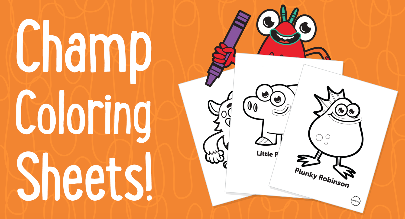 Champ Coloring Sheets Are A Great Activity To Bring Gonoodle To Life In Your Classroom Print
