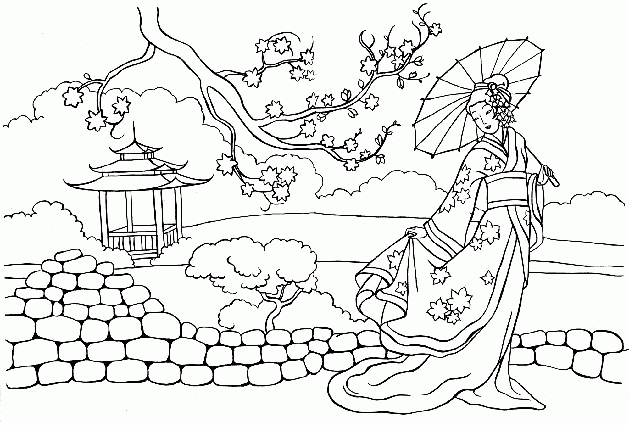 China Coloring Pages To Download And Print For Free