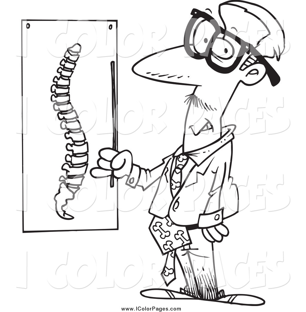 Chiropractic Coloring Pages For Kids