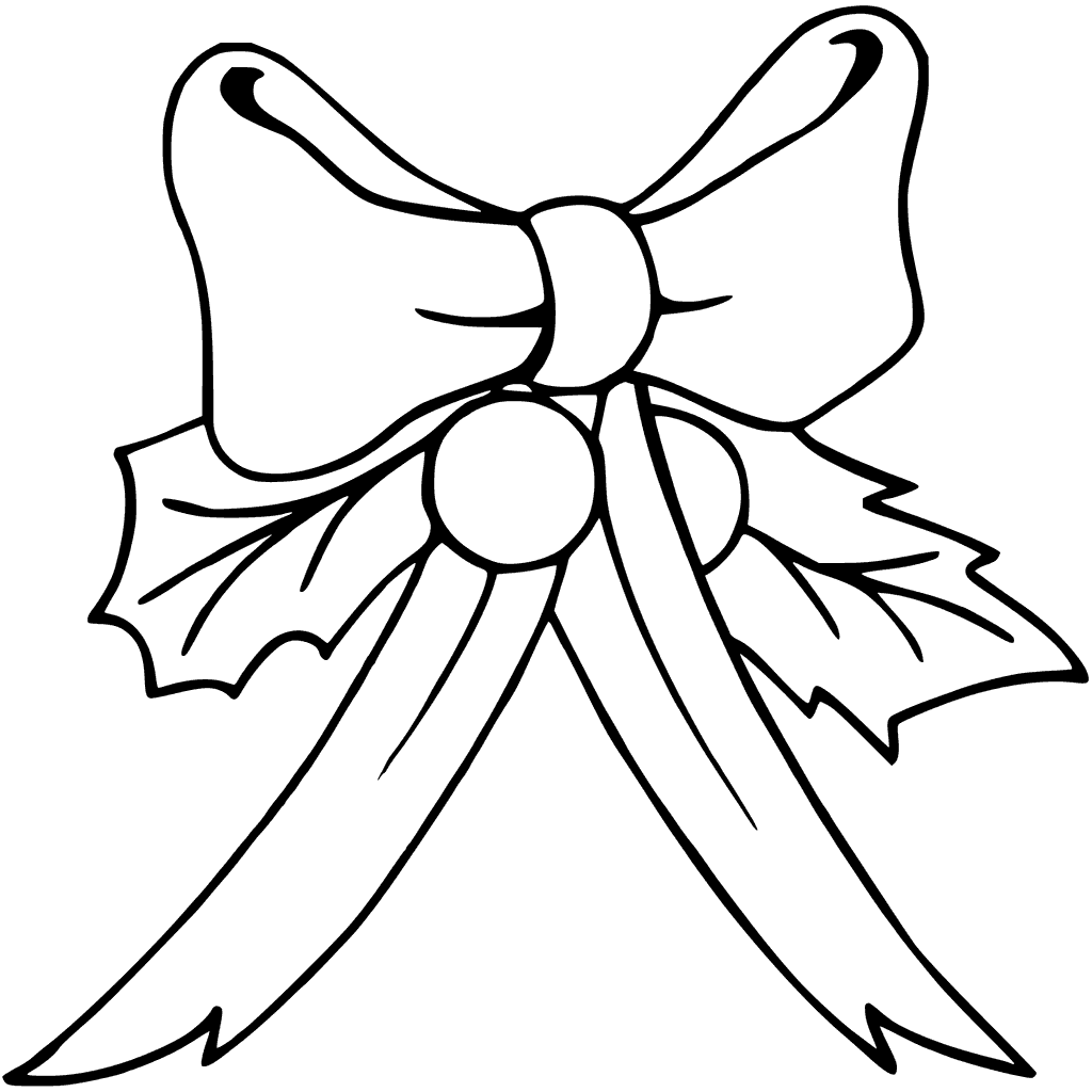 Bow Coloring Pages